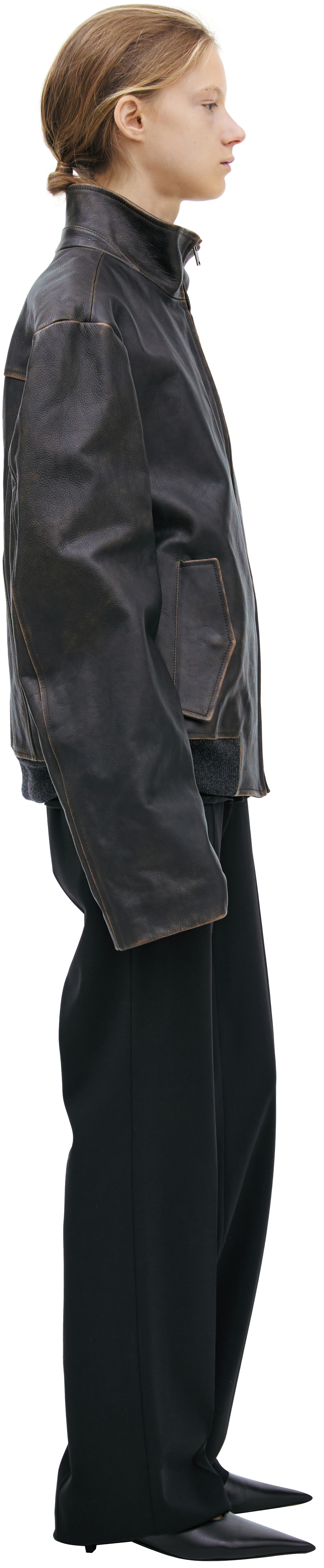 The Row Куртка с эффектом потертостей