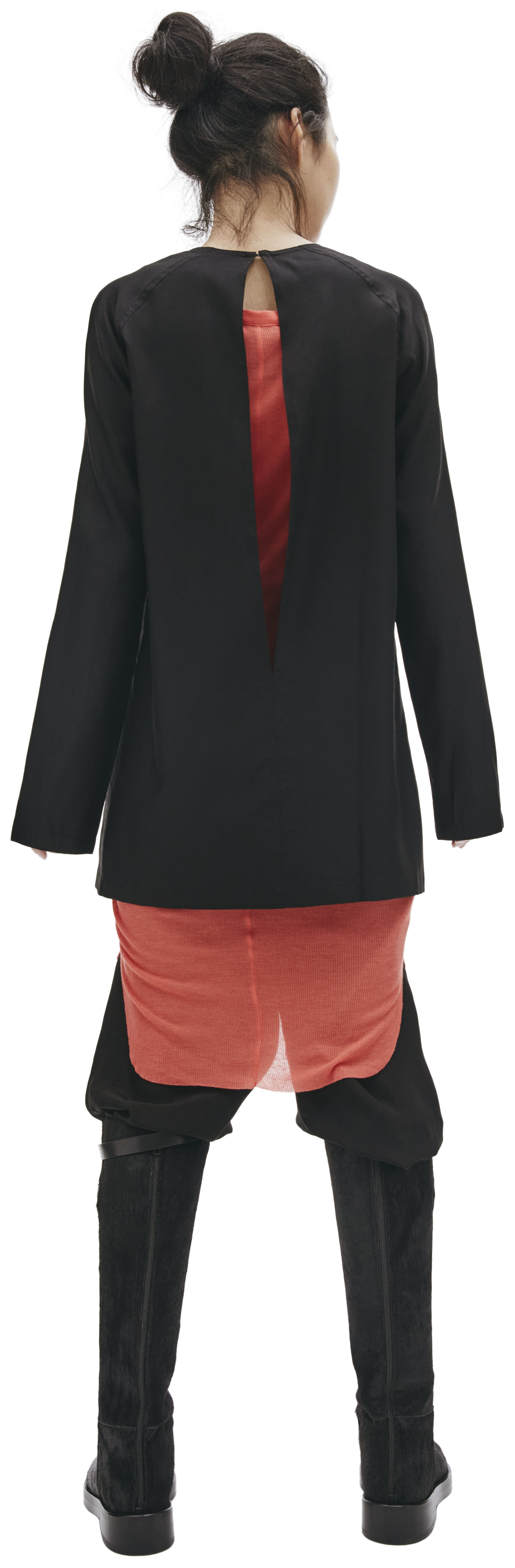 Ann Demeulemeester Топ из шерсти и шелка