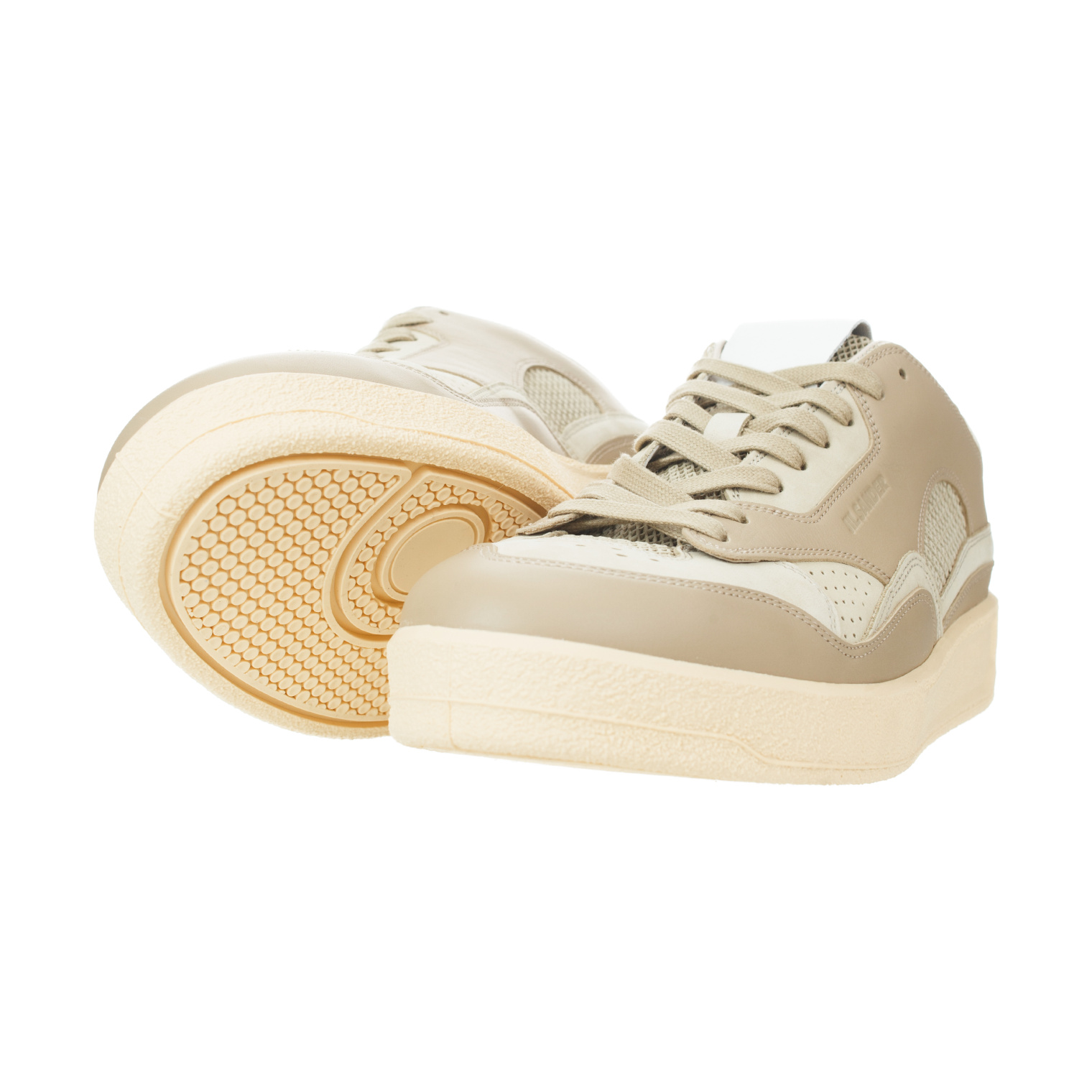 Jil Sander Кожаные кеды