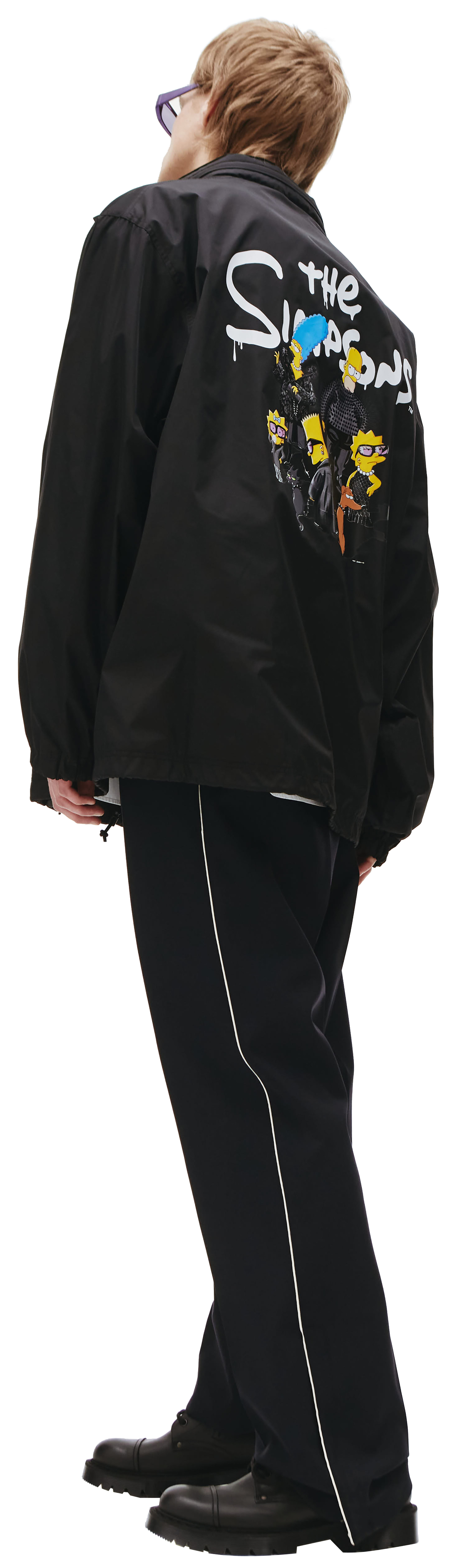 Balenciaga Ветровка Balenciaga X The Simpsons с принтом