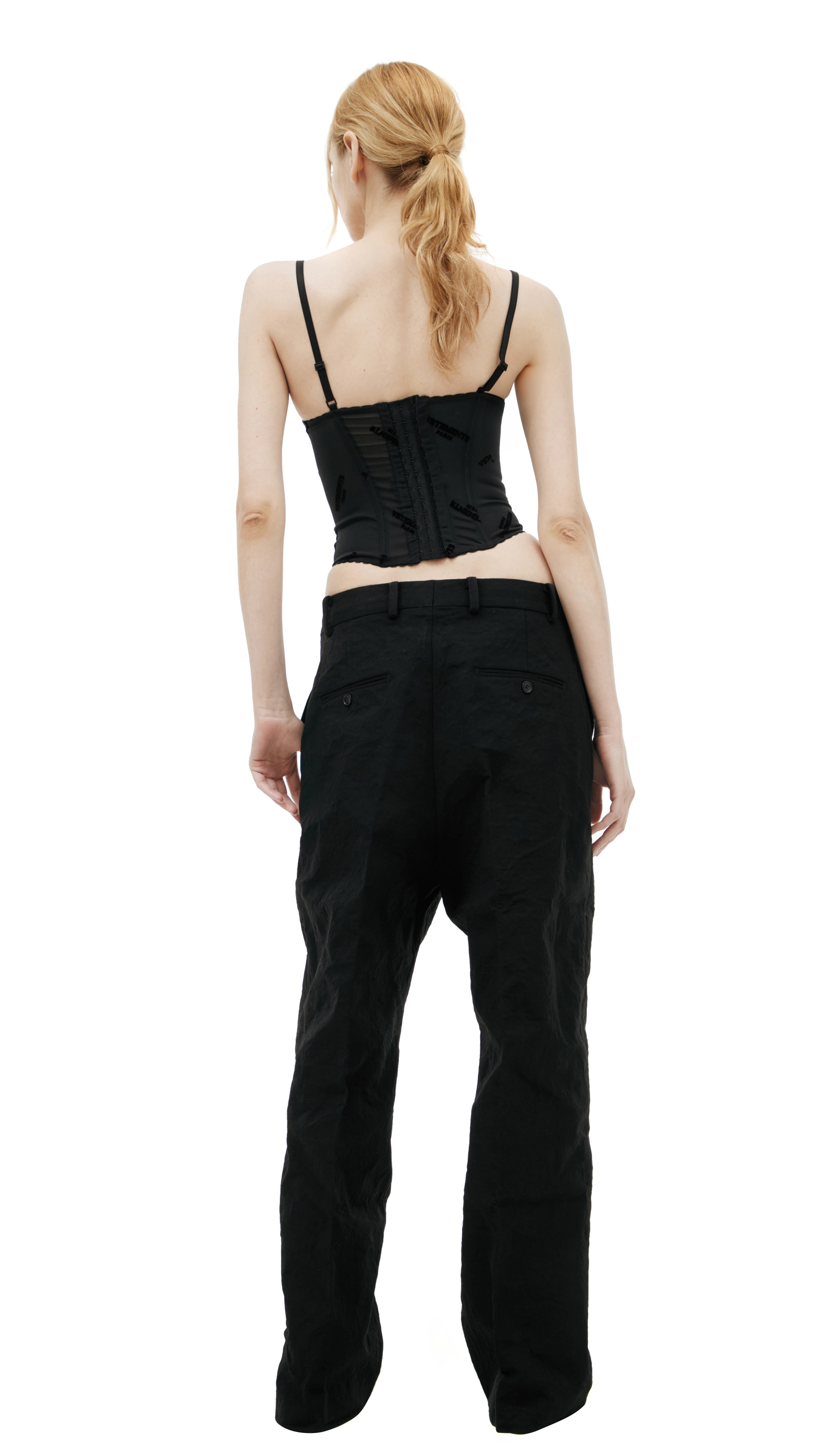 VETEMENTS Черный корсет