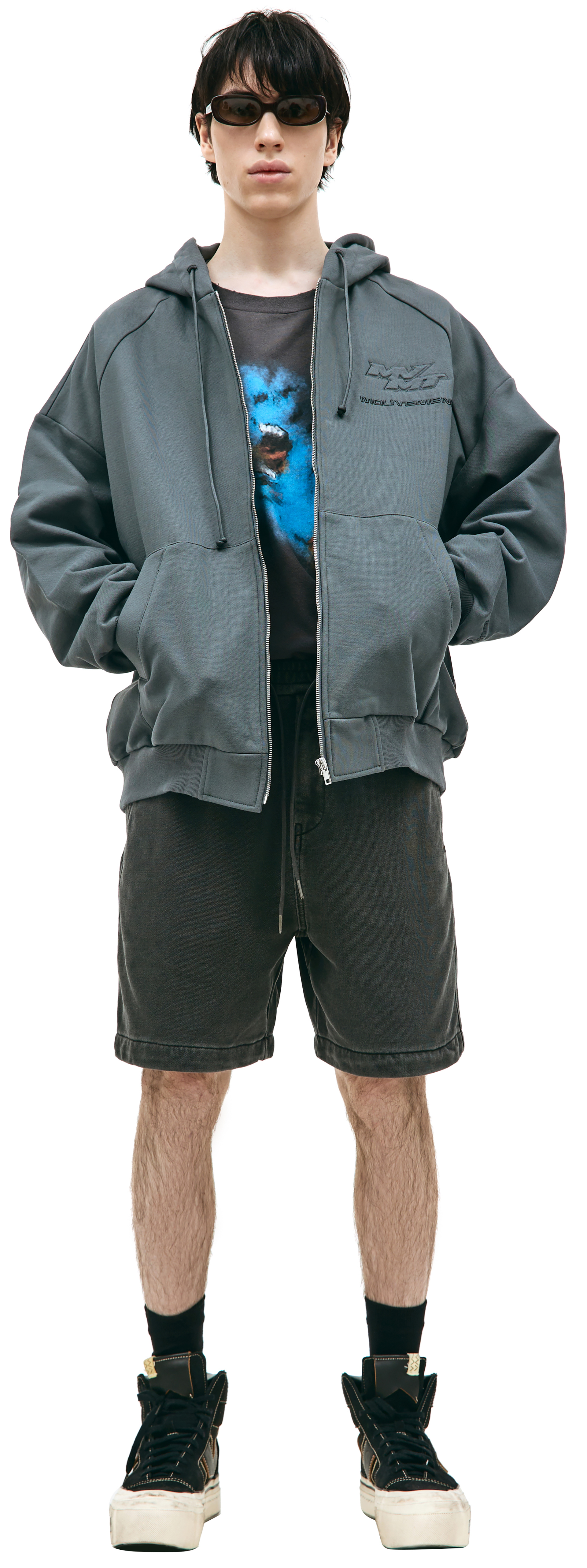 Juun.J Худи с вышивкой Mouvement