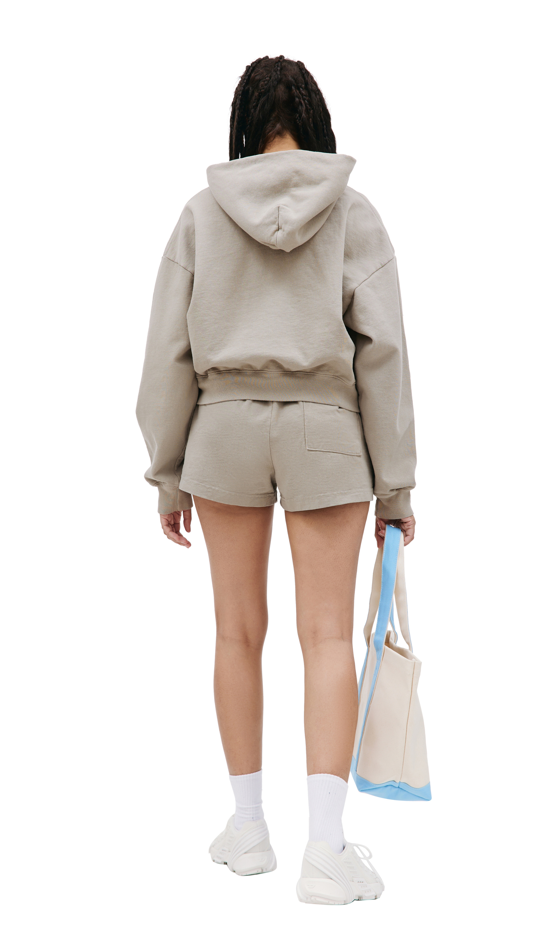 SPORTY & RICH Укороченное худи \'NY Health Club\'