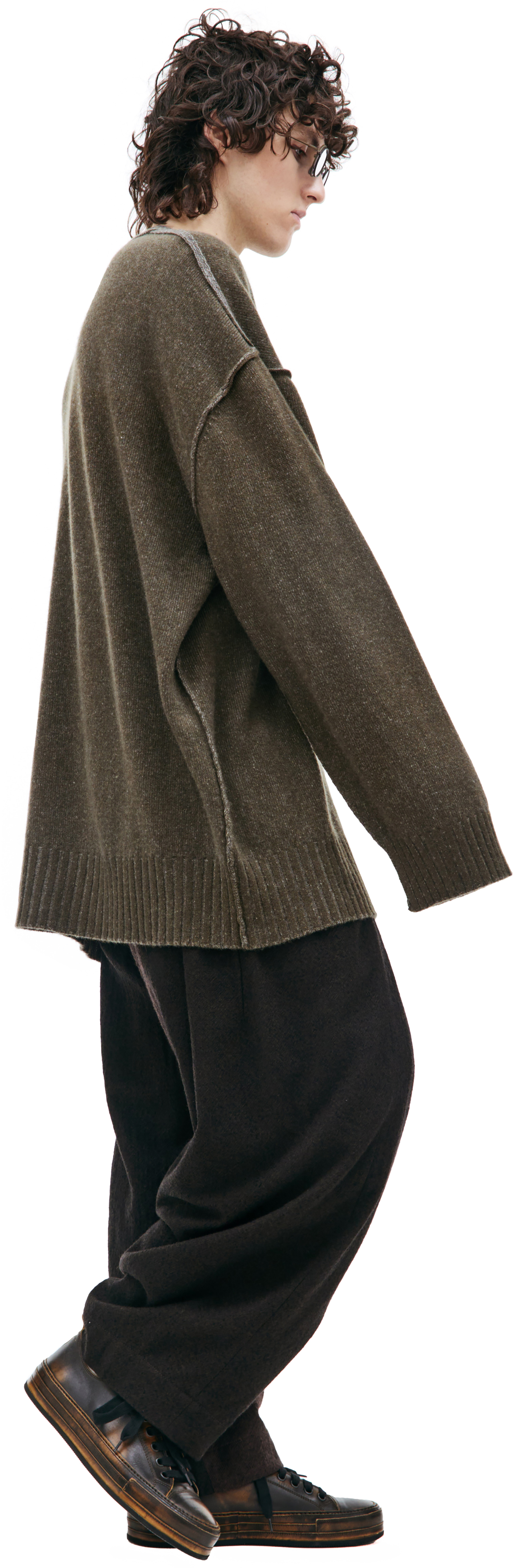 Ziggy Chen Оверсайз свитер из кашемира