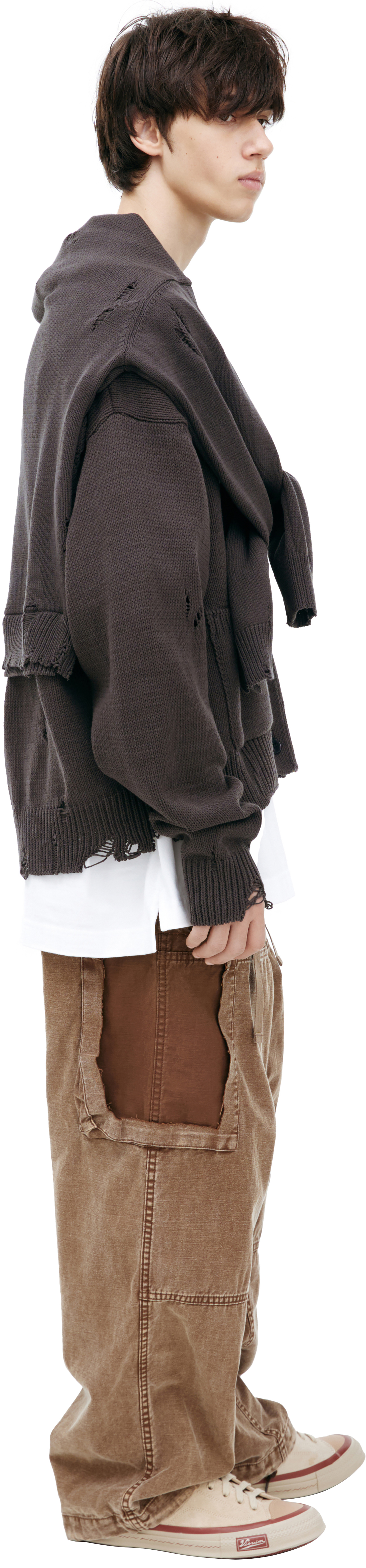 Maison Mihara Yasuhiro Двойной кардиган