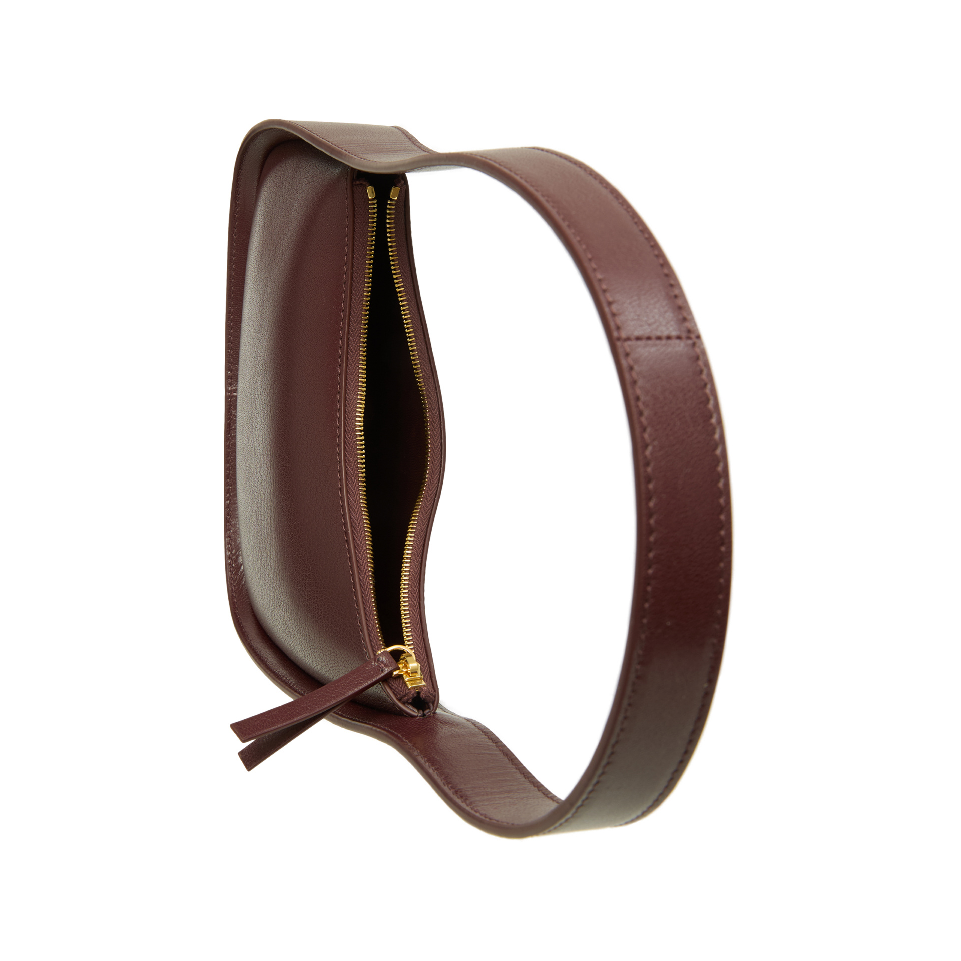 The Row Кожаная сумка half moon