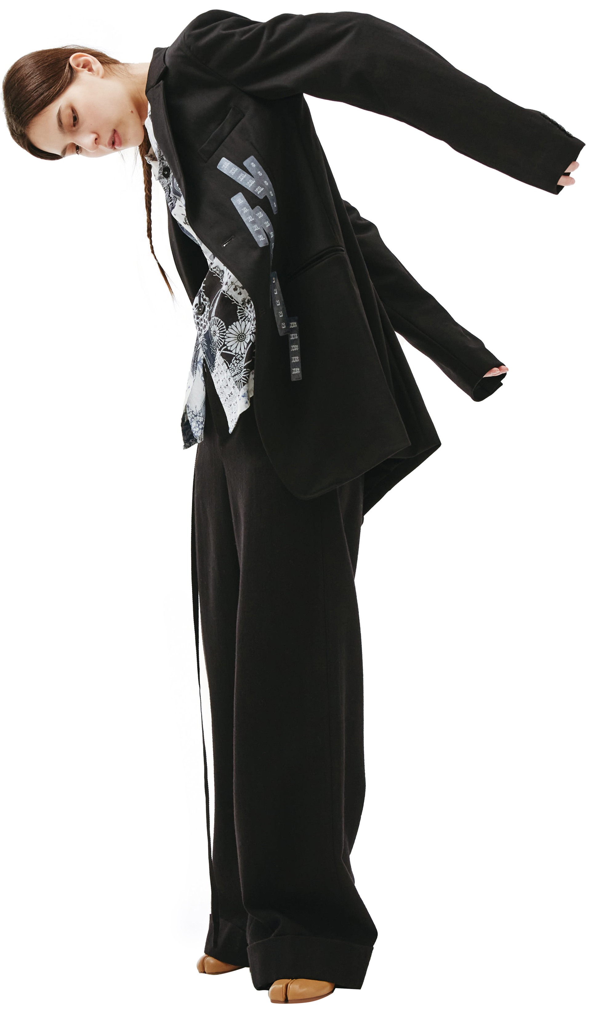 Doublet Пиджак с принтом размерной ленты