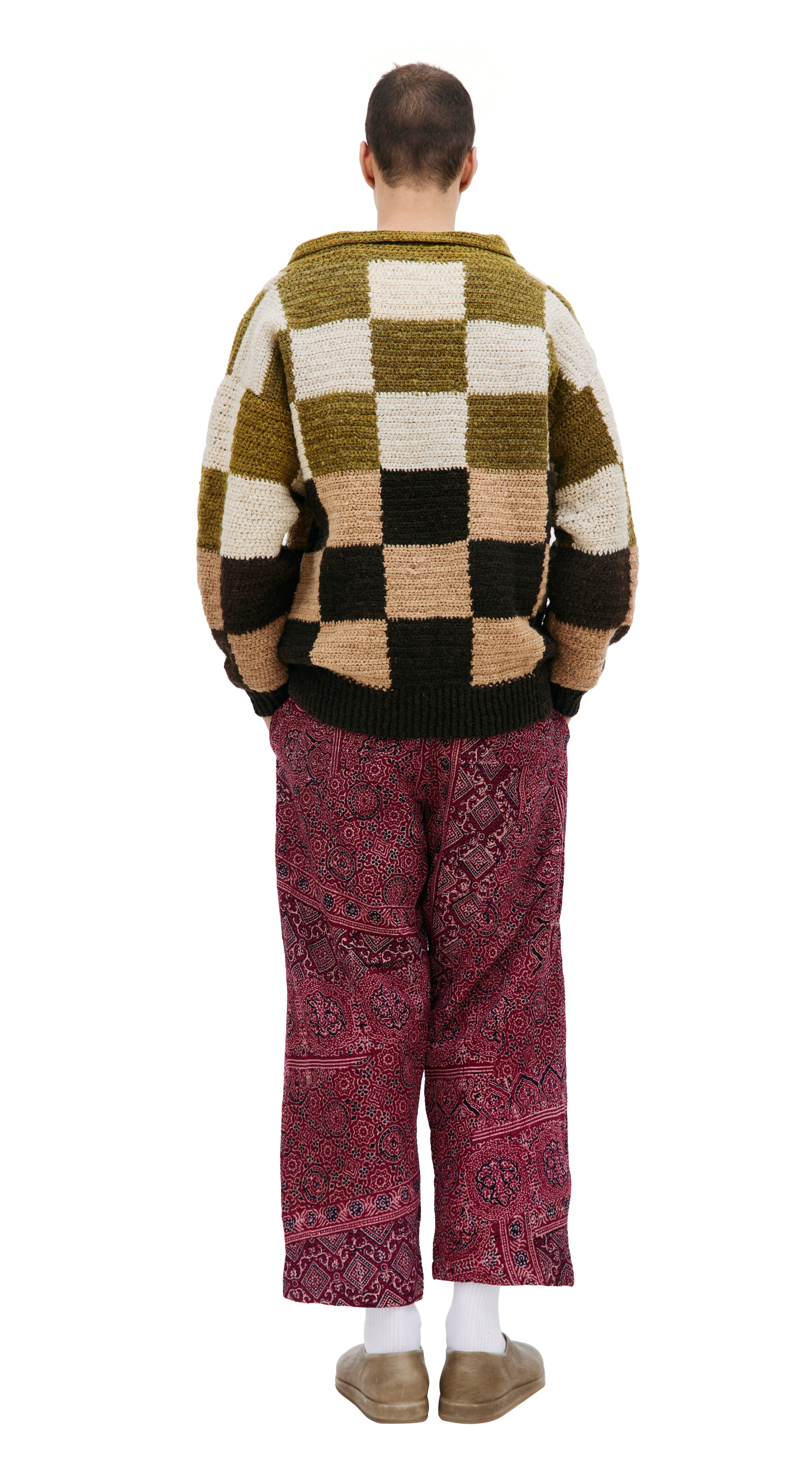 KARU RESEARCH Шерстяной свитер с воротником поло