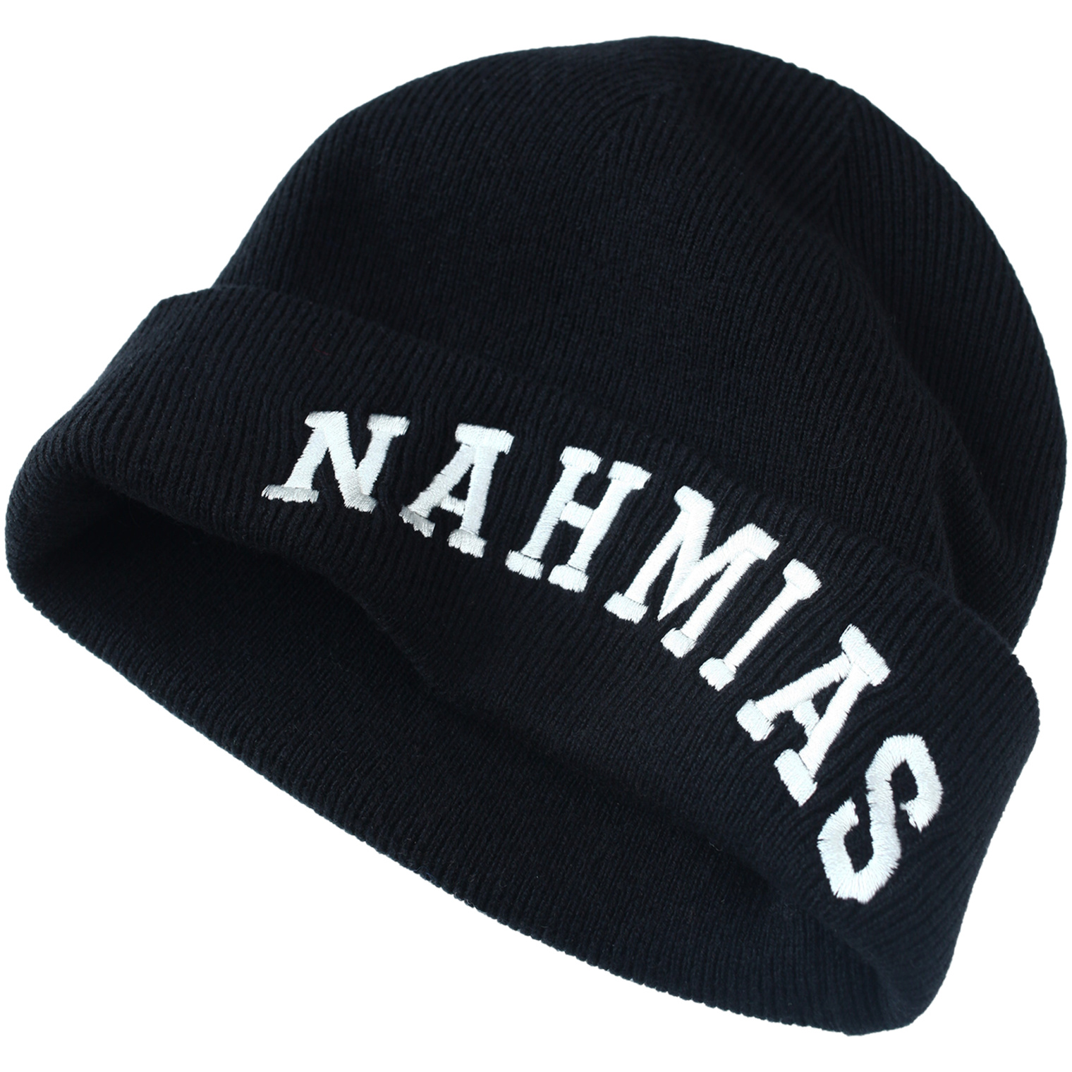 Nahmias Шапка бини с логотипом на подвороте