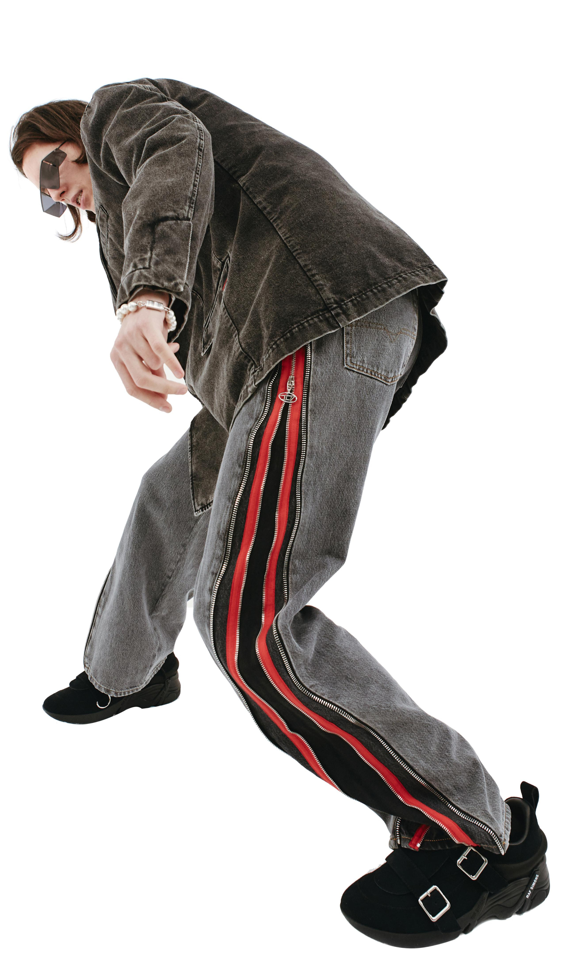 Diesel Джинсовый оверсайз пиджак