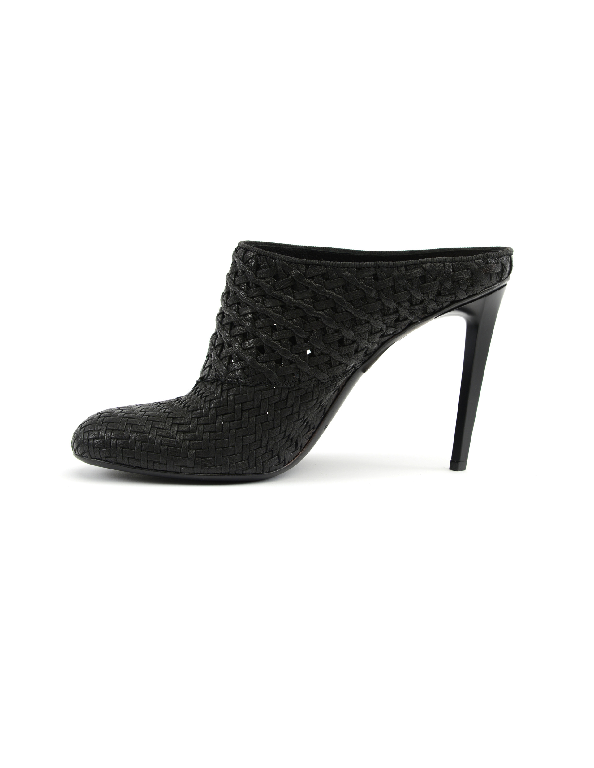 Haider Ackermann Плетеные кожаные мюли на каблуке