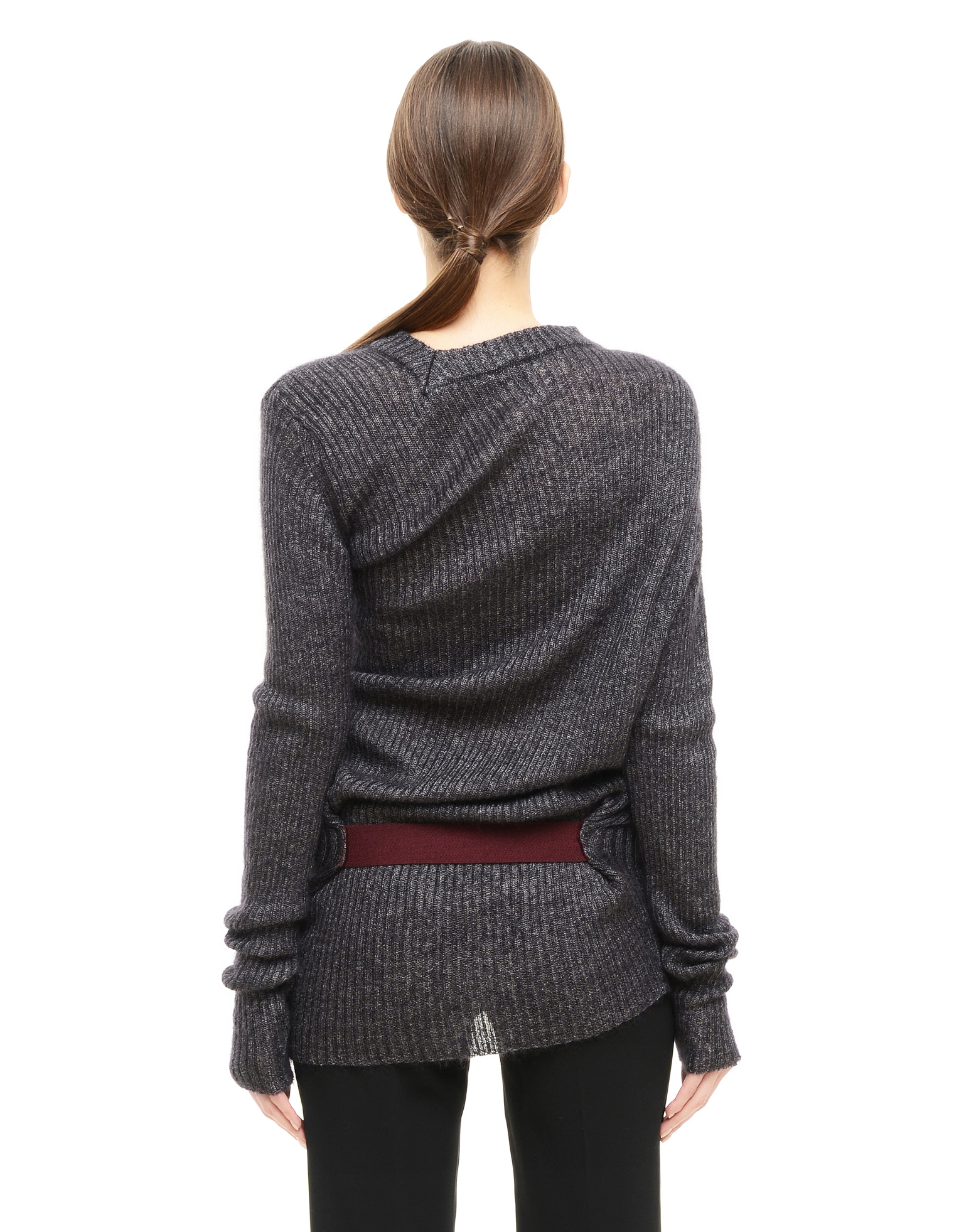Ann Demeulemeester Джемпер из мохера и шелка