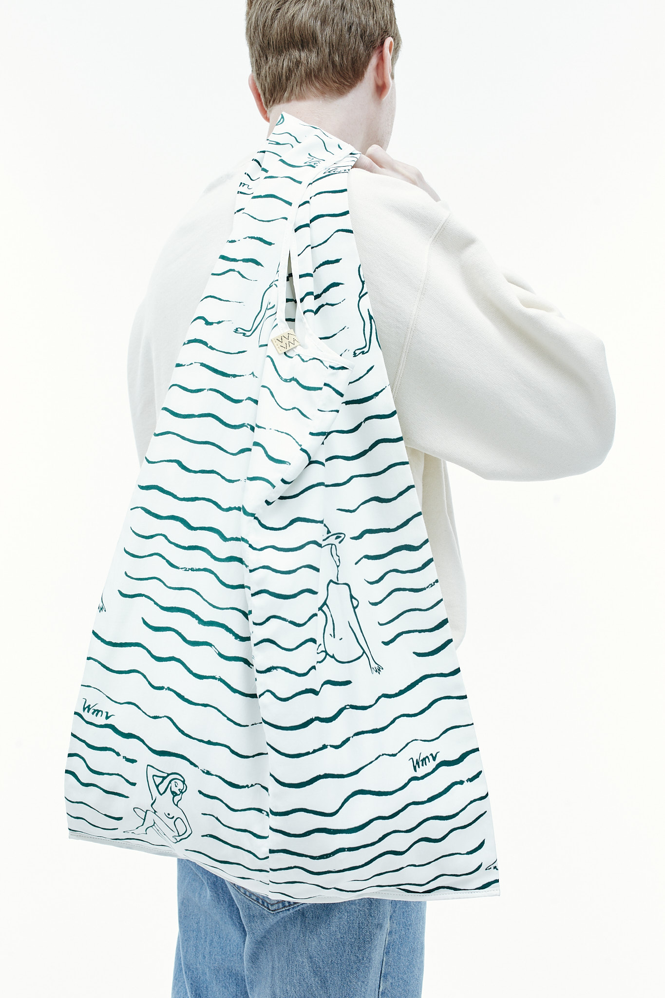 visvim Сумка-шоппер Market с принтом