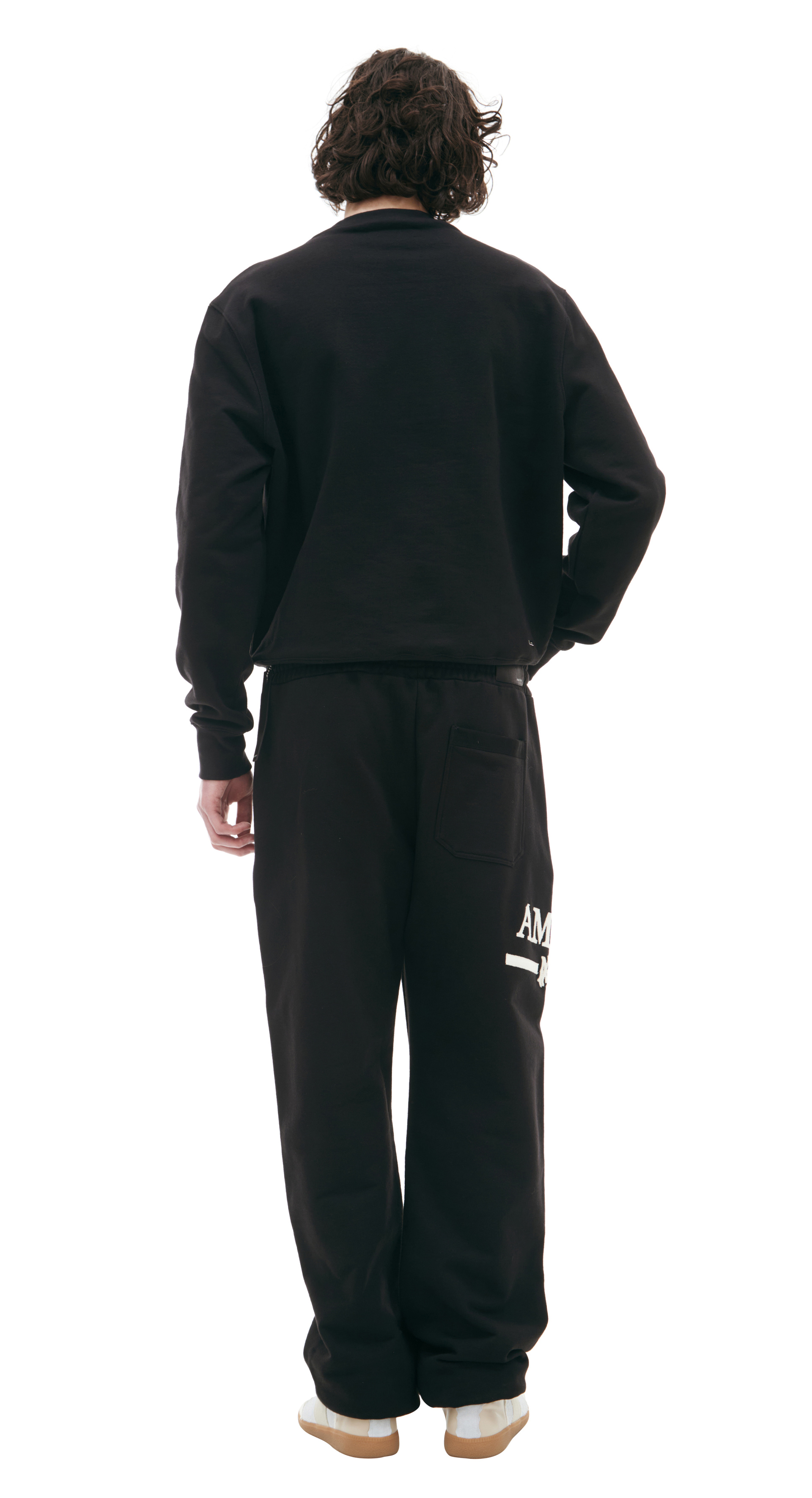 AMIRI Черные брюки с логотипом