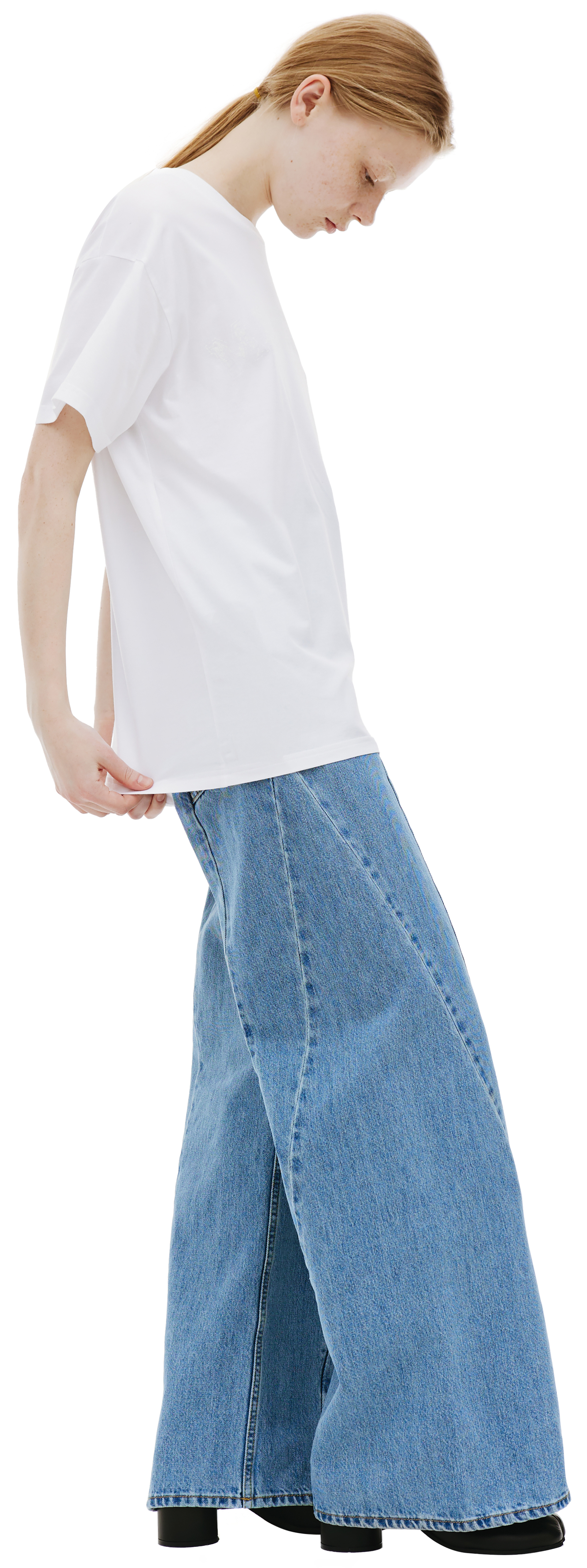 Maison Margiela Футболка с вышивкой логотипа