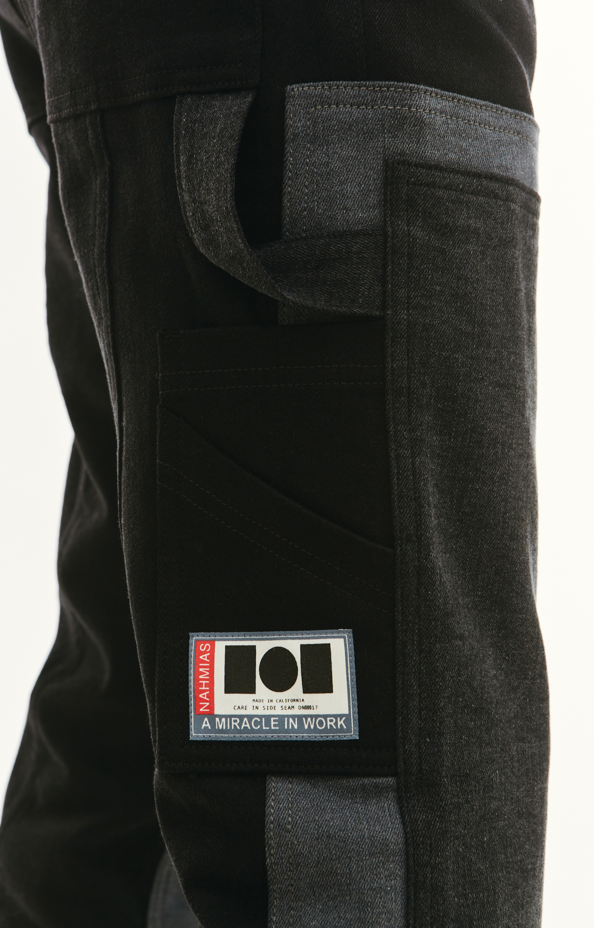 Nahmias Черные брюки с накладными карманами