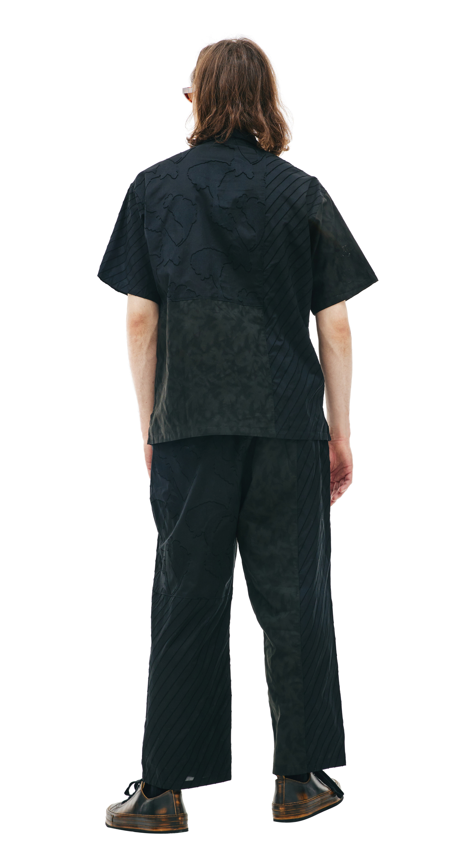 KIMMY Рубашка пэчворк с коротким рукавом