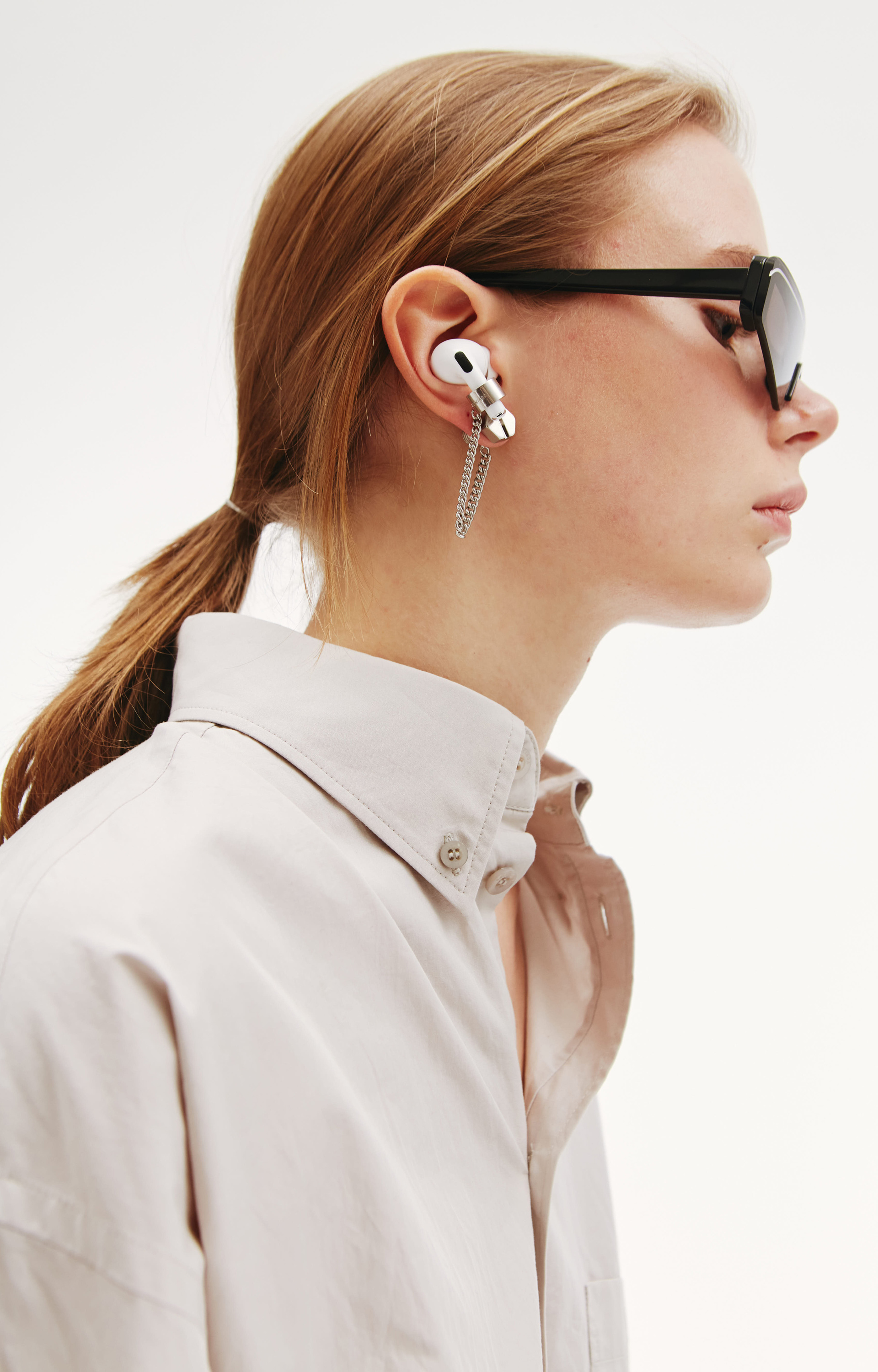 Balenciaga Серьги Screw с подвеской для AirPods