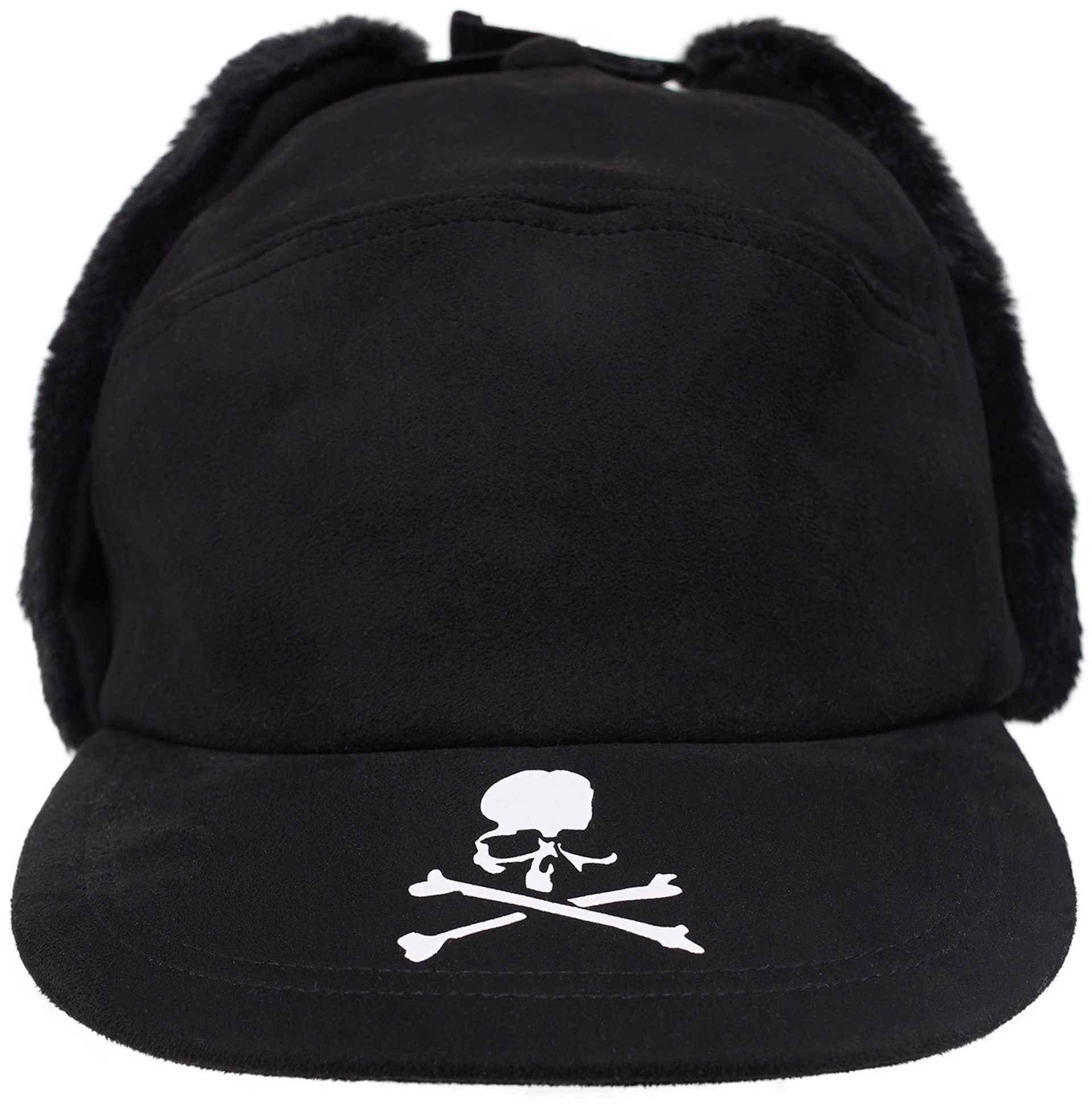 Mastermind WORLD Черная кепка-ушанка