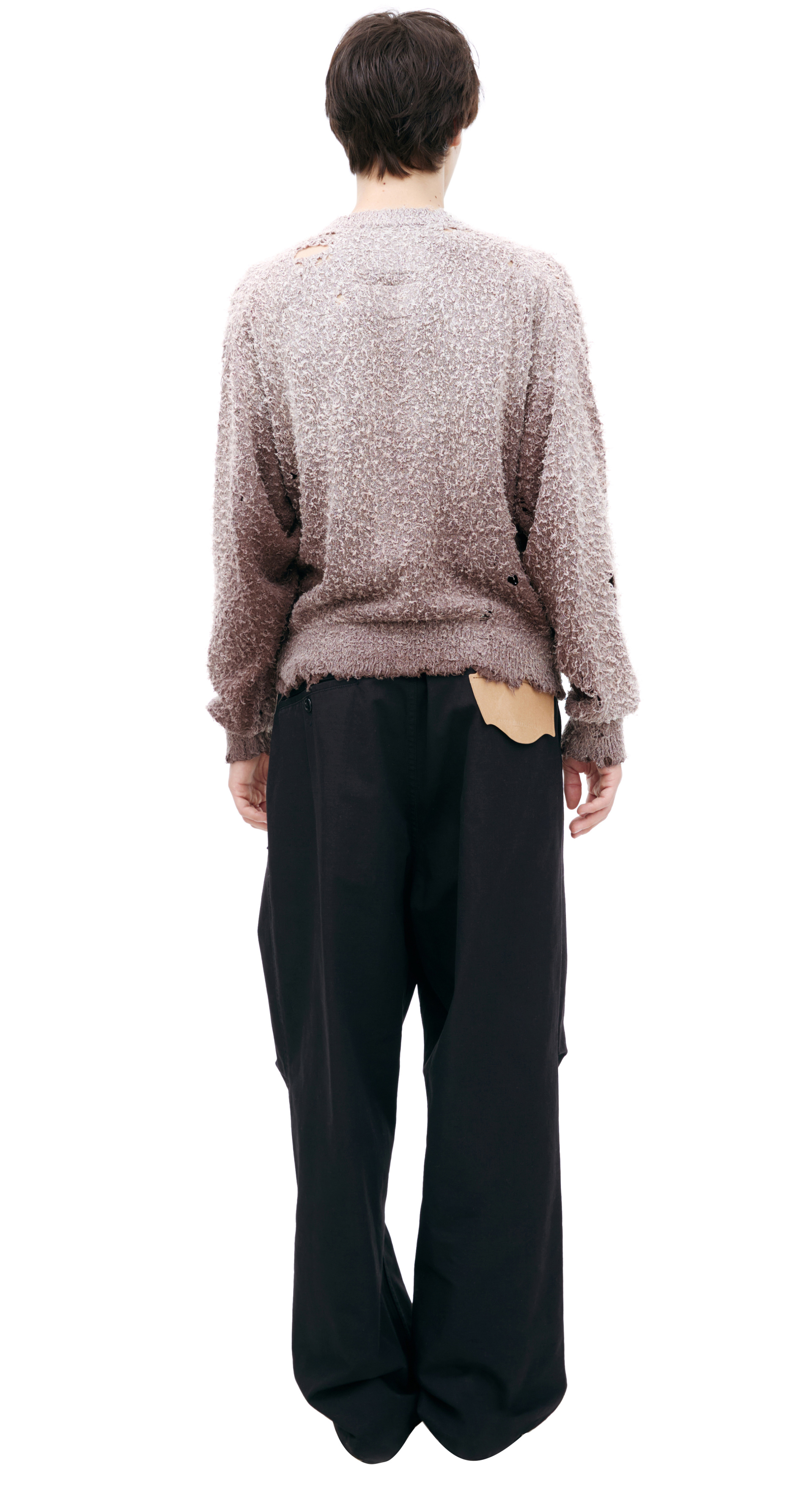 Maison Mihara Yasuhiro Вязаный кардиган из хлопка