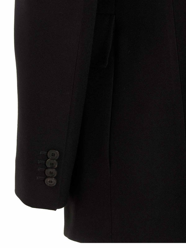 Balenciaga Однобортный жакет из шерсти