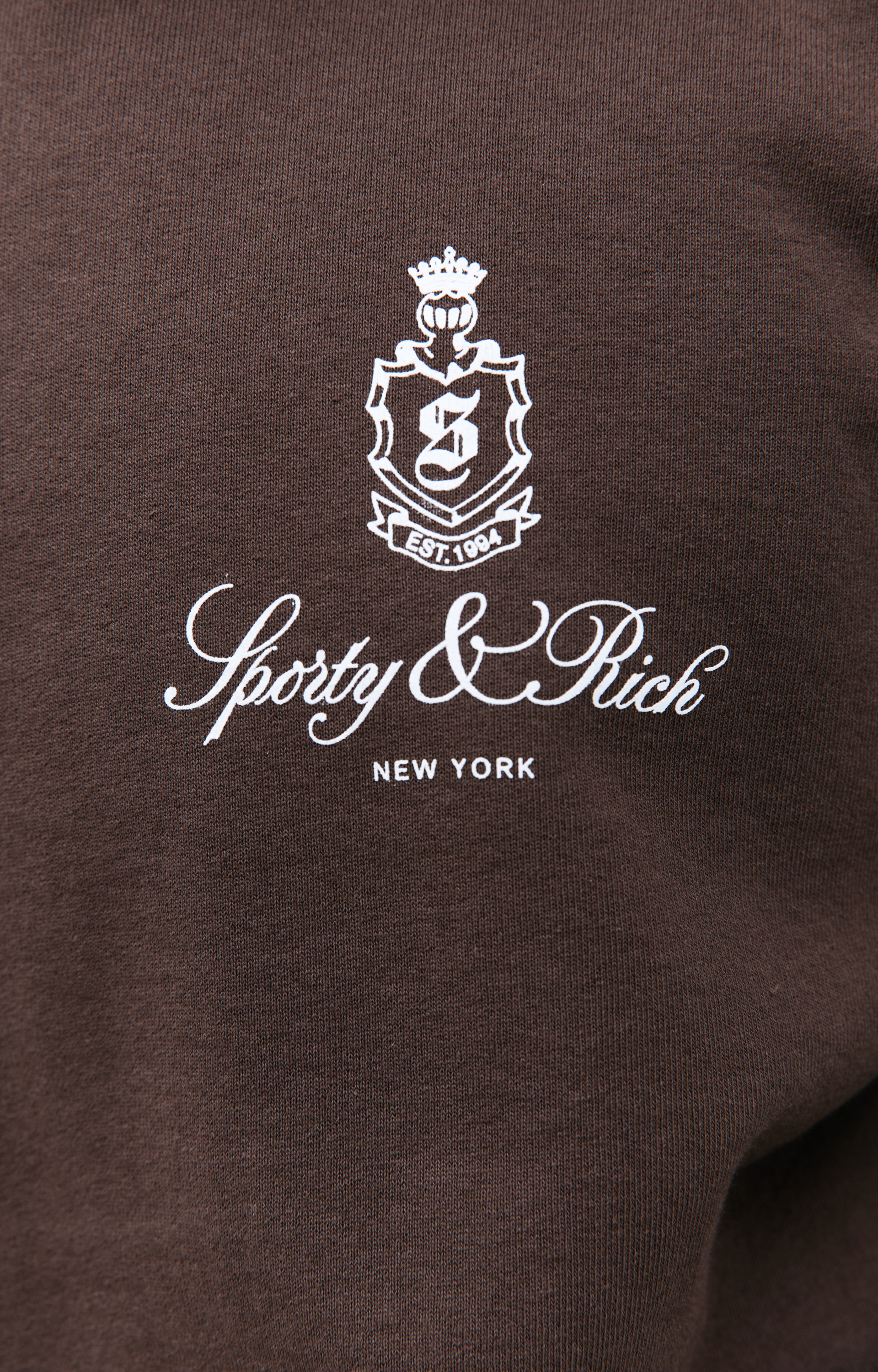 SPORTY & RICH Жилет с V-вырезом и вышивкой логотипа