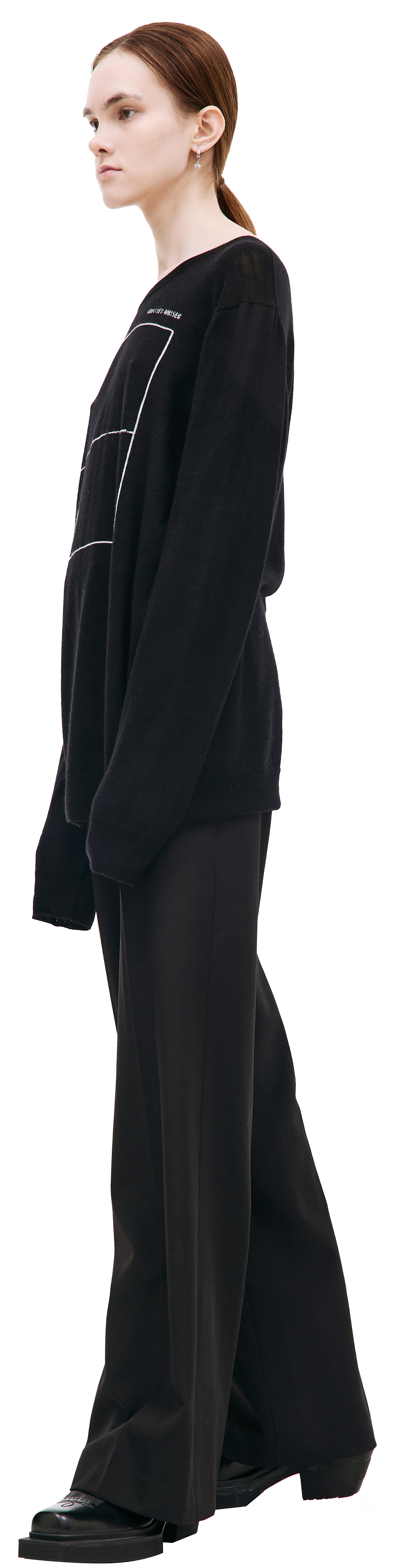 Undercover Свитер из шерсти с принтом