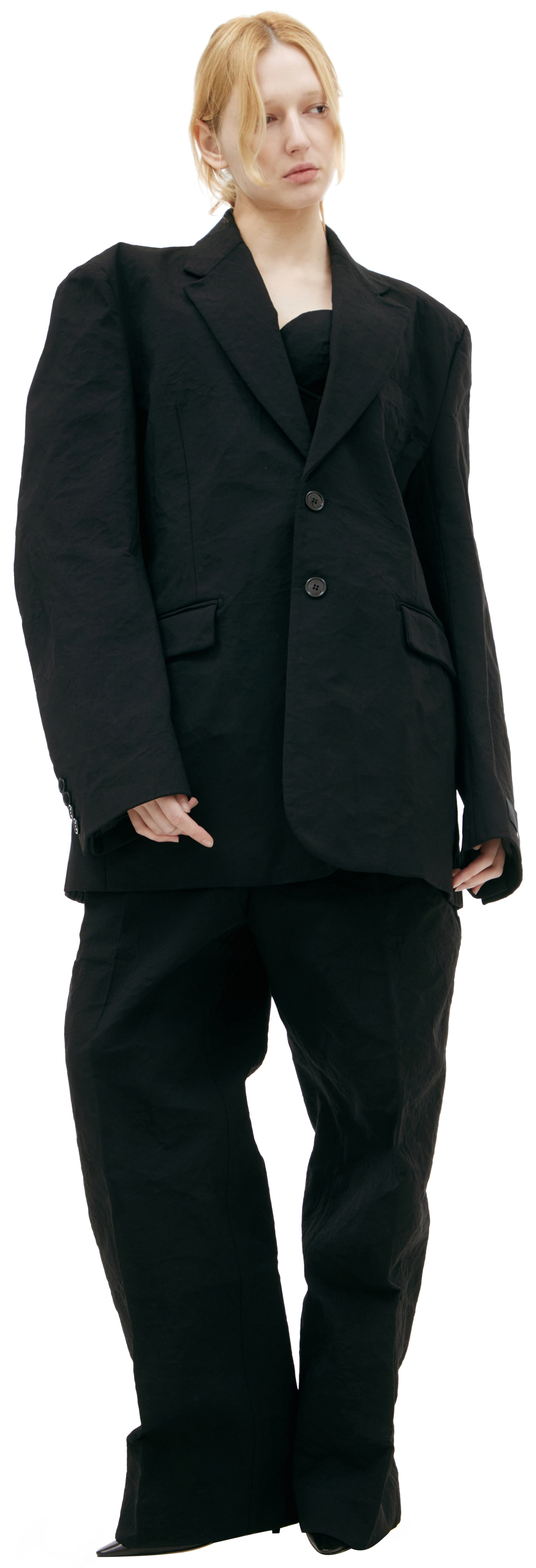 VETEMENTS Пиджак с мятым эффектом