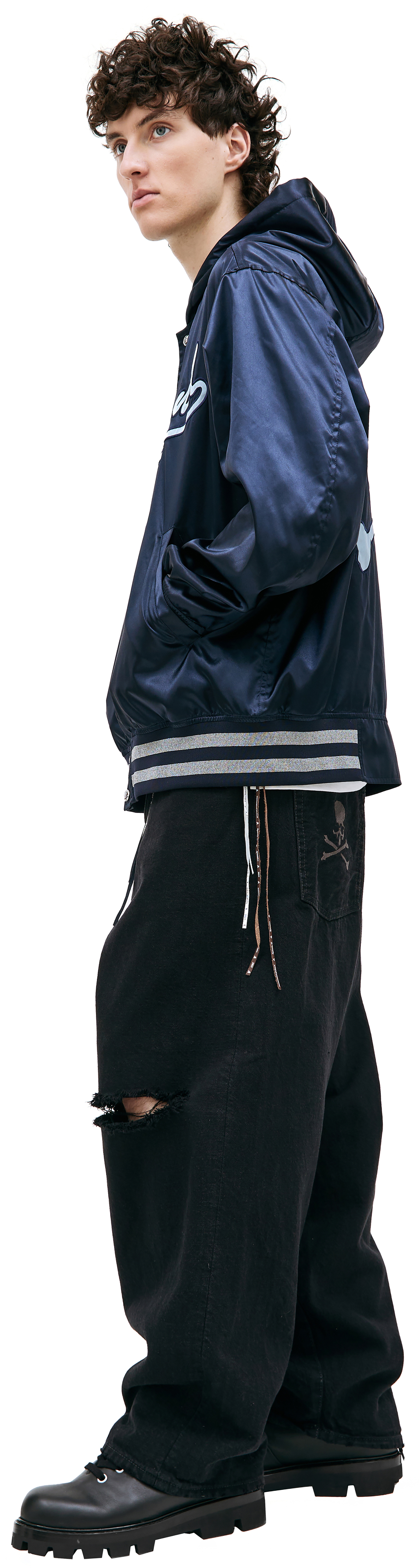 Mastermind WORLD Бомбер с вышивкой логотипа