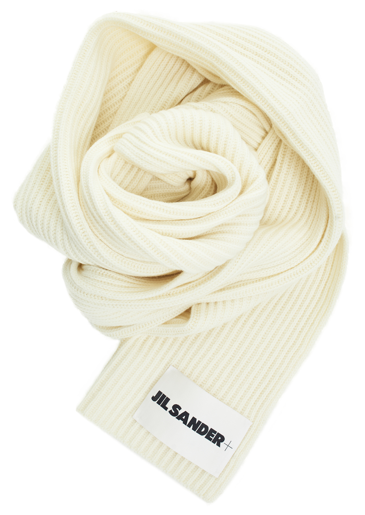 Jil Sander Шерстяной шарф в крупную вязку