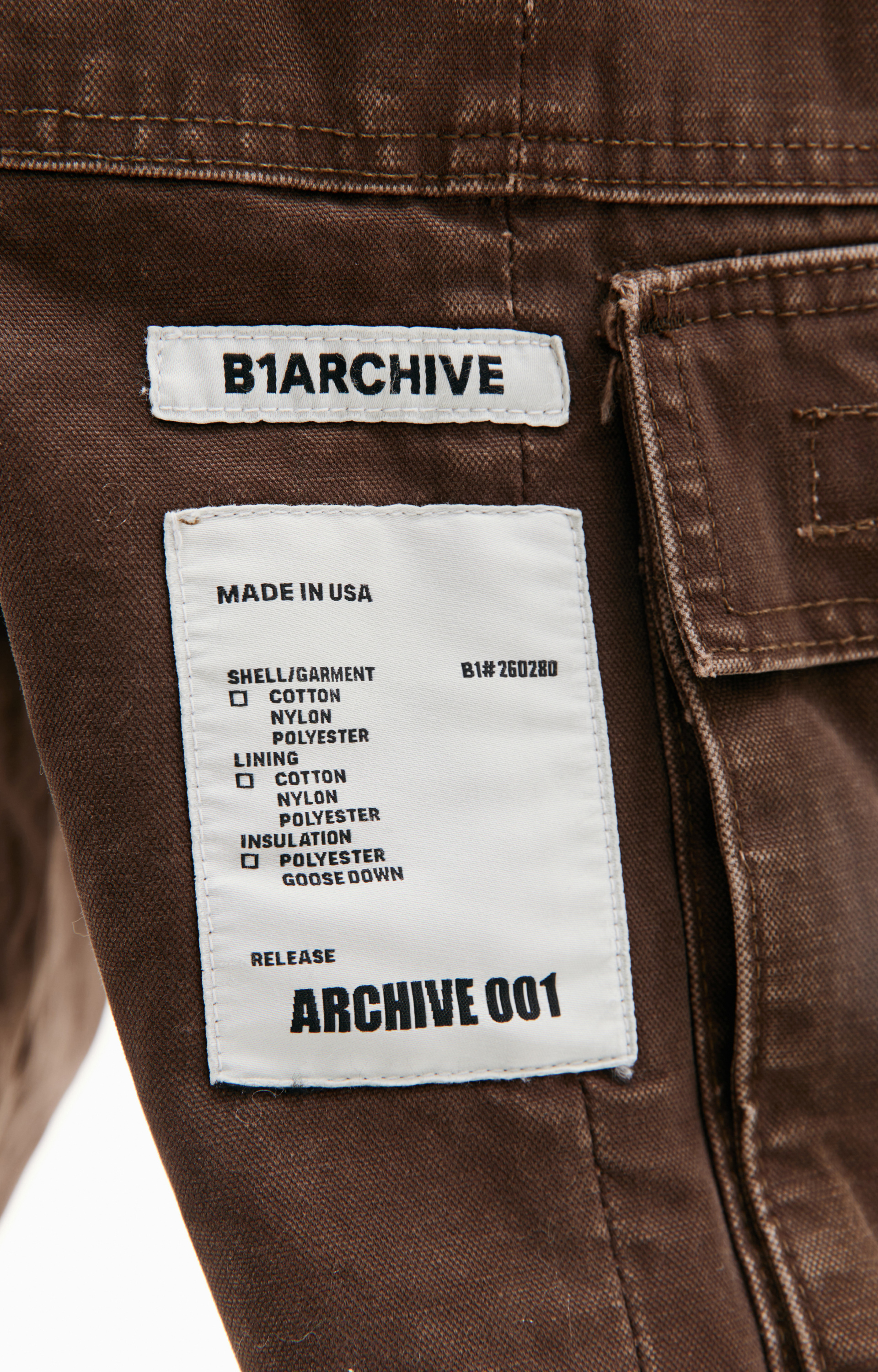 B1ARCHIVE Широкие джинсы карго