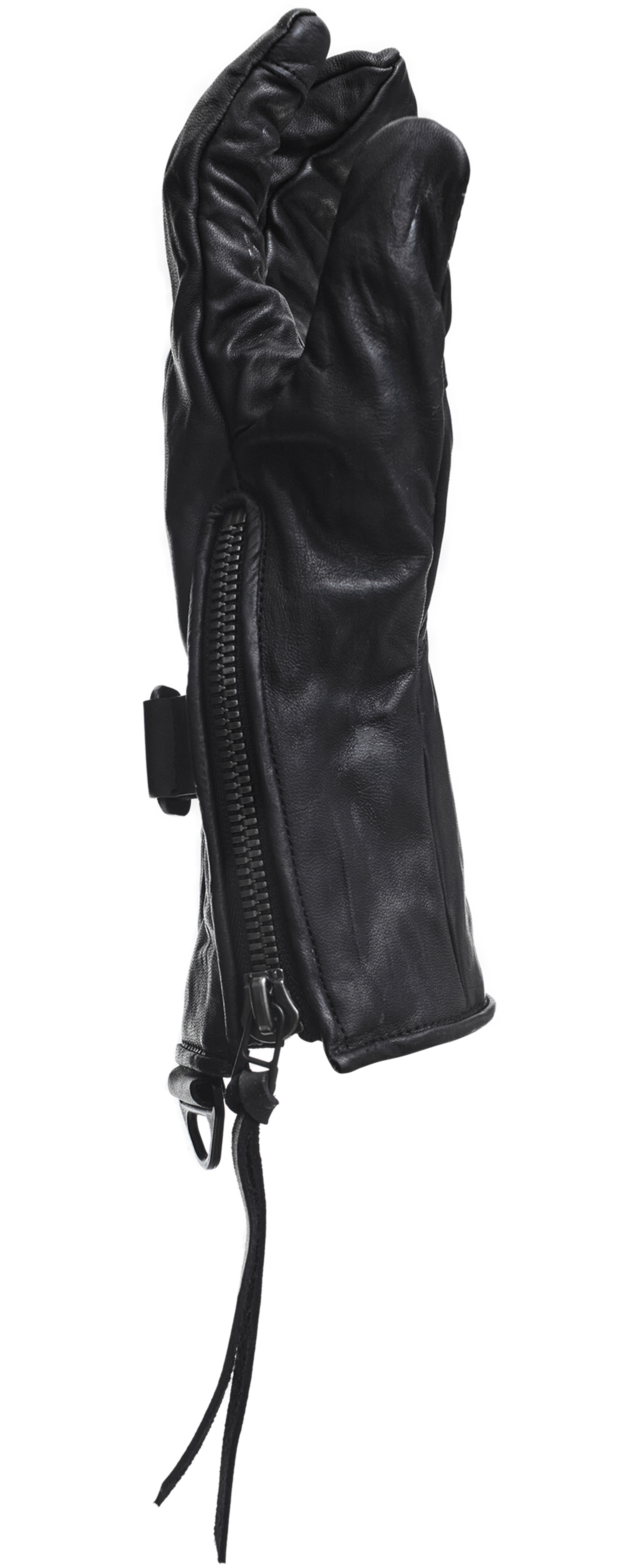 The Viridi-Anne Черные перчатки из кожи