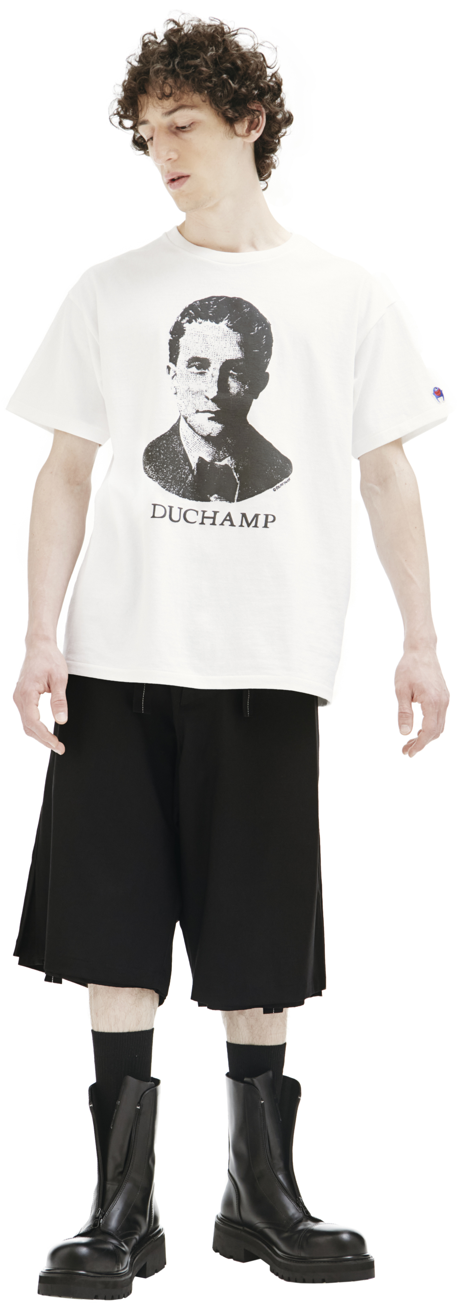 Readymade Белая футболка с принтом Duchamp
