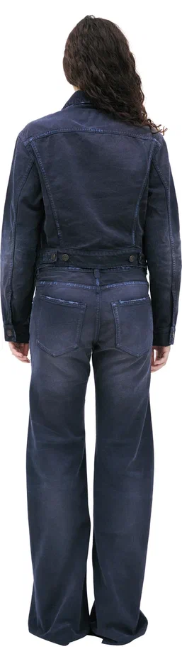 Balenciaga Джинсовая куртка CURVED WAISTBAND