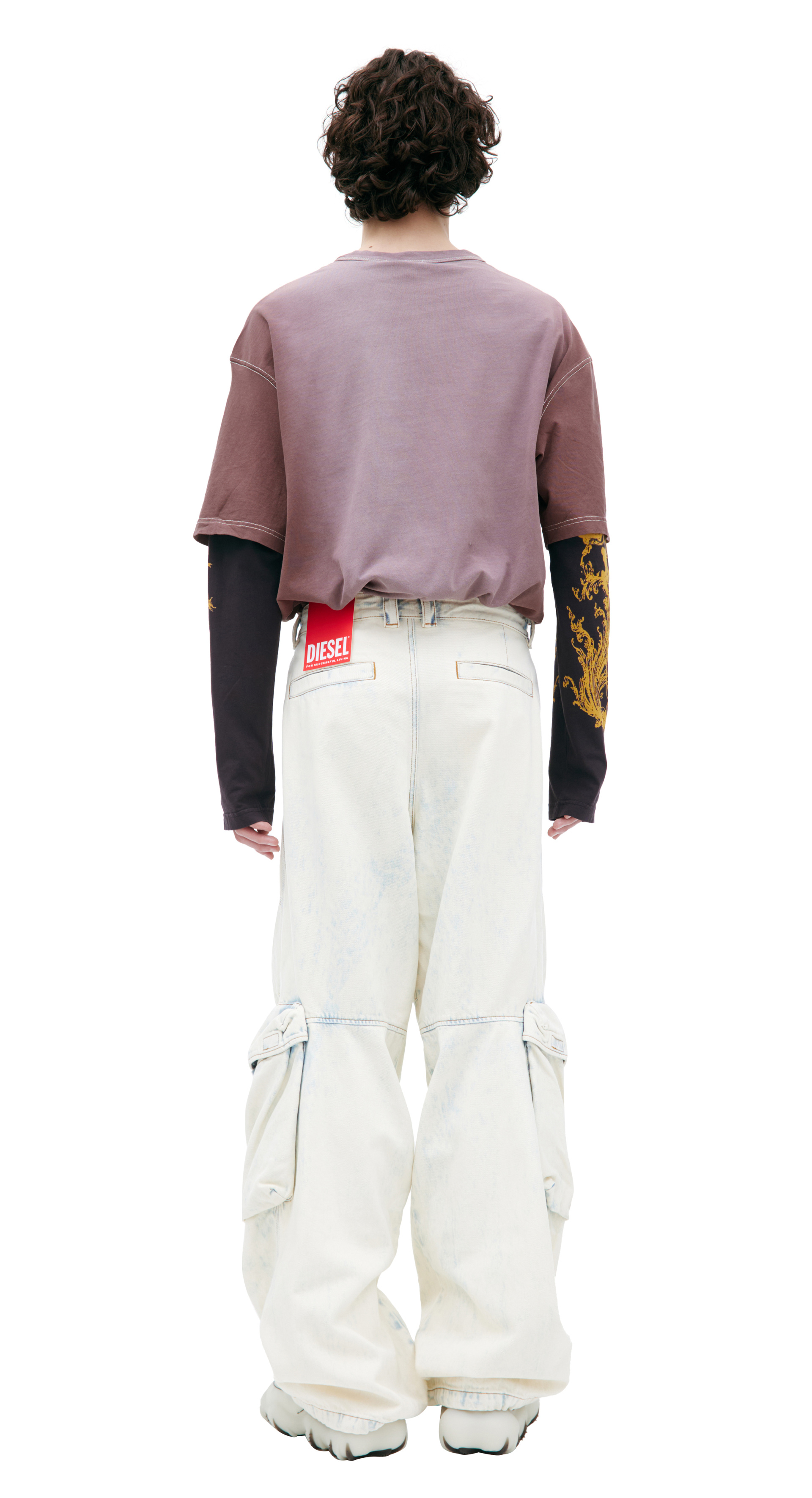 Diesel Широкие джинсы d-arne 0cbcv