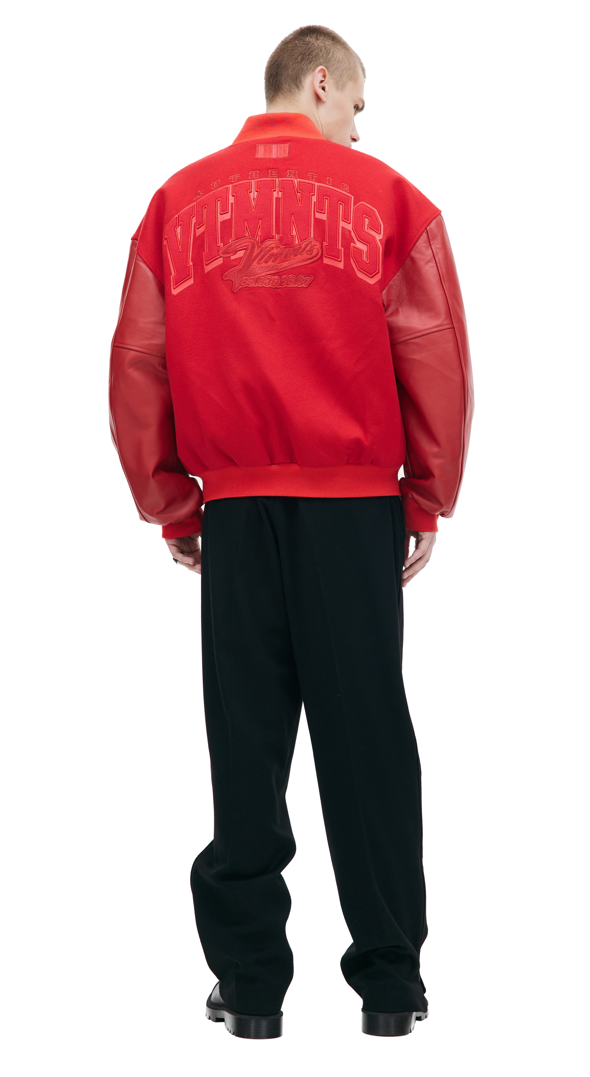 VTMNTS Комбинированный бомбер с нашивкой