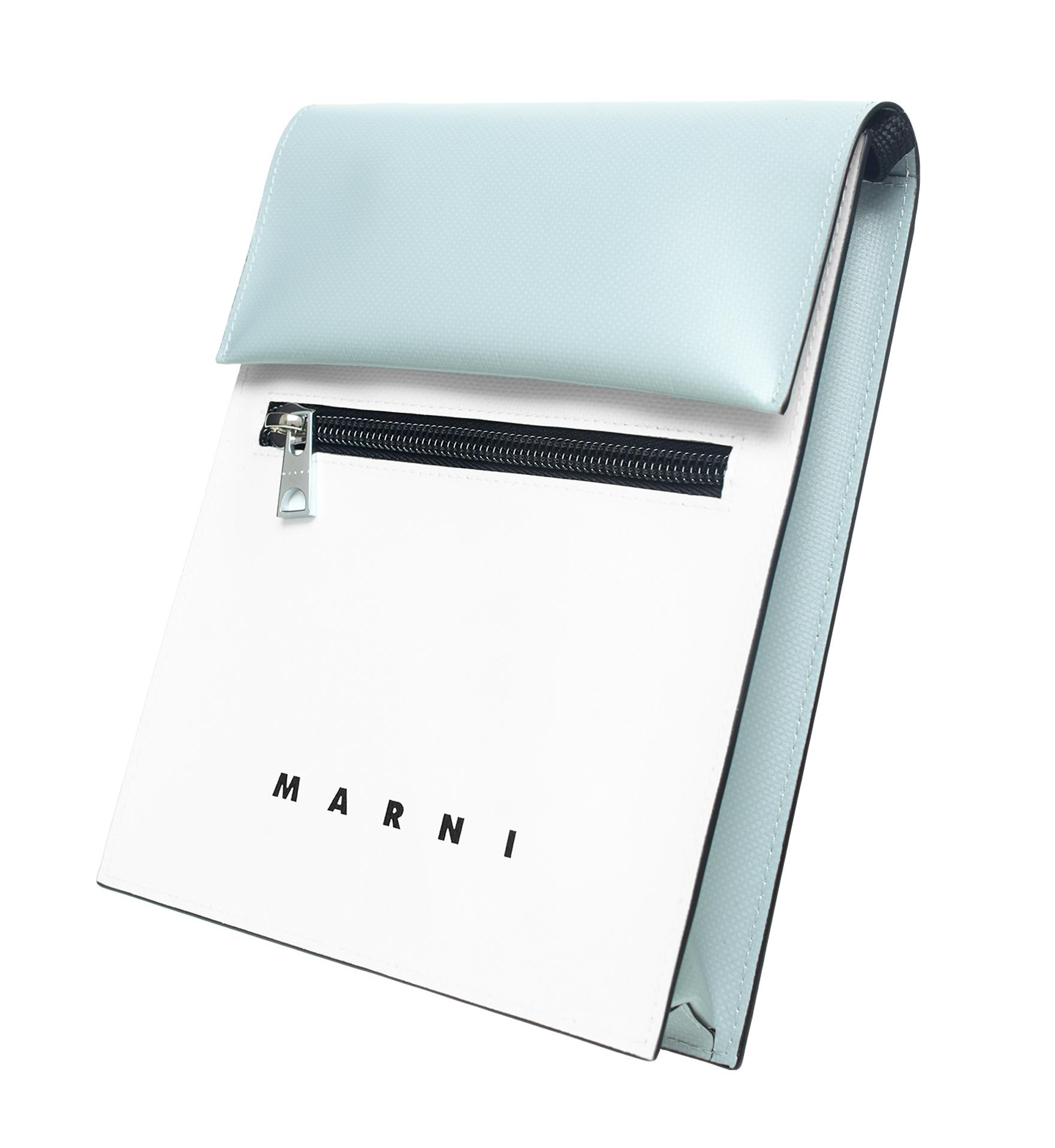 Marni Двухцветная сумка Tribeca с логотипом