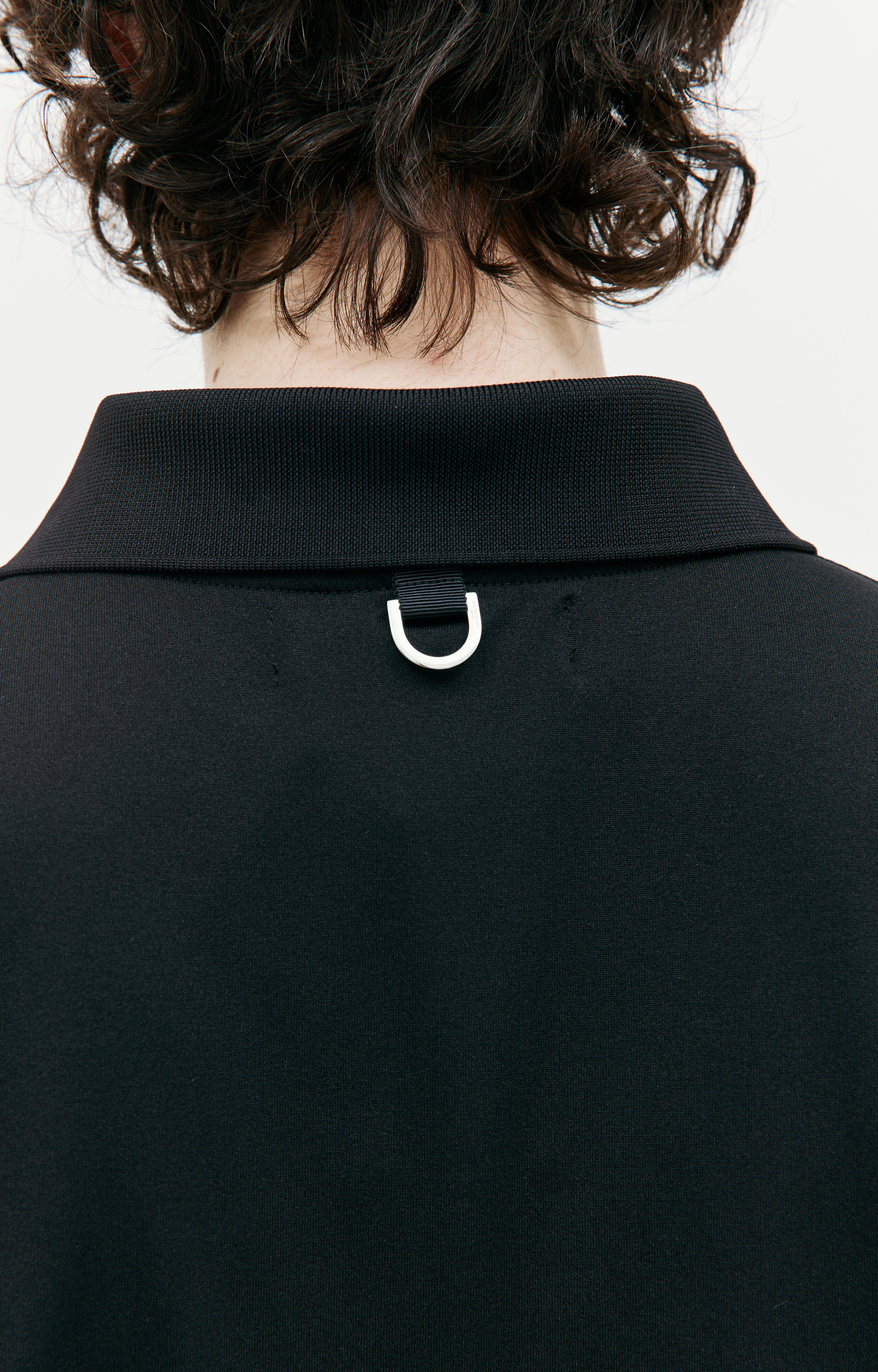 Mastermind WORLD Черное поло с вышивкой