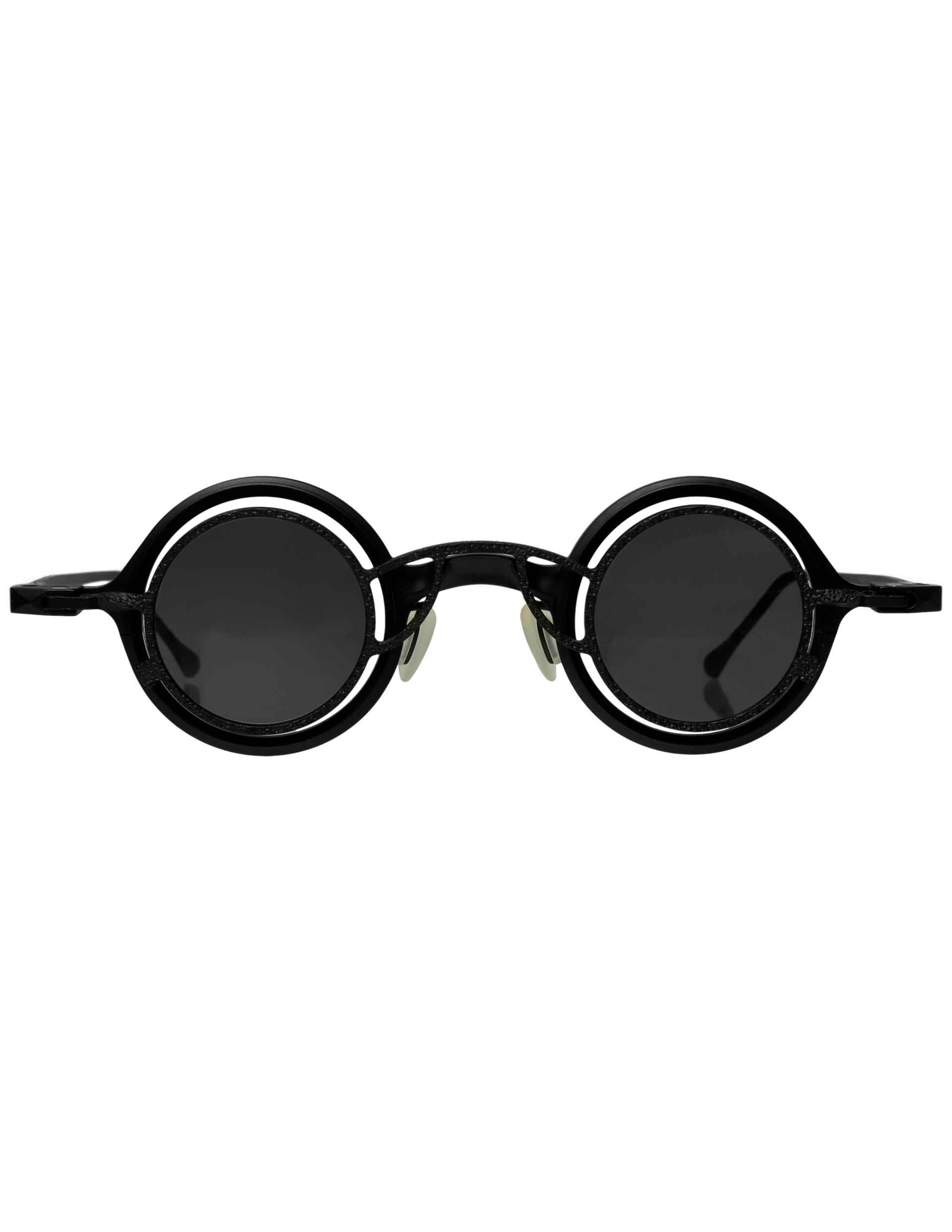 Ziggy Chen Очки-0M2616001/04 круглые очки с изогнутыми заушниками, черн.\\черн.
