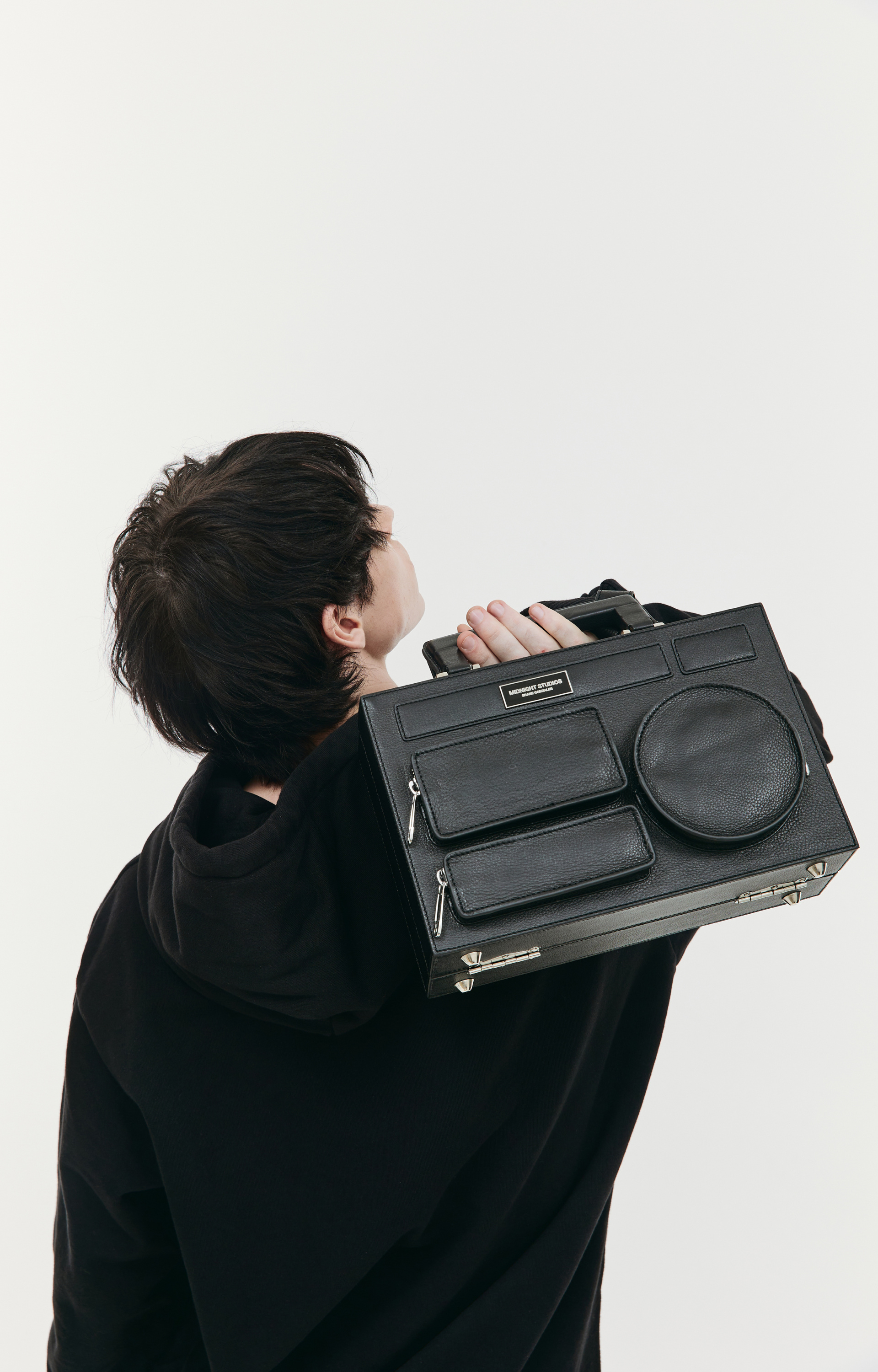 Midnight Studios Чемодан Brooklyn Box из кожи