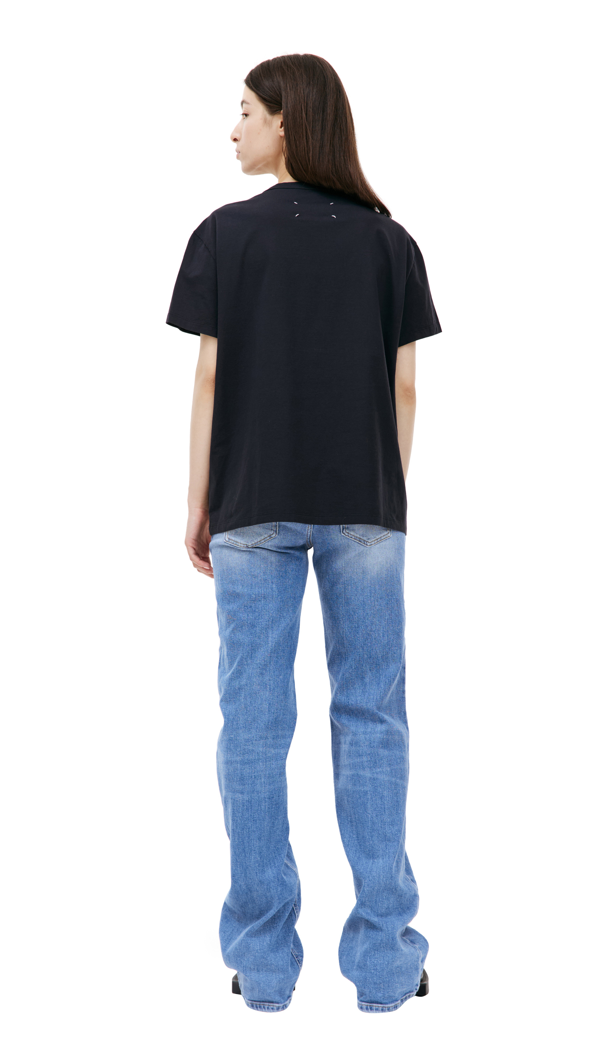 Maison Margiela Футболка с вышивкой логотипа