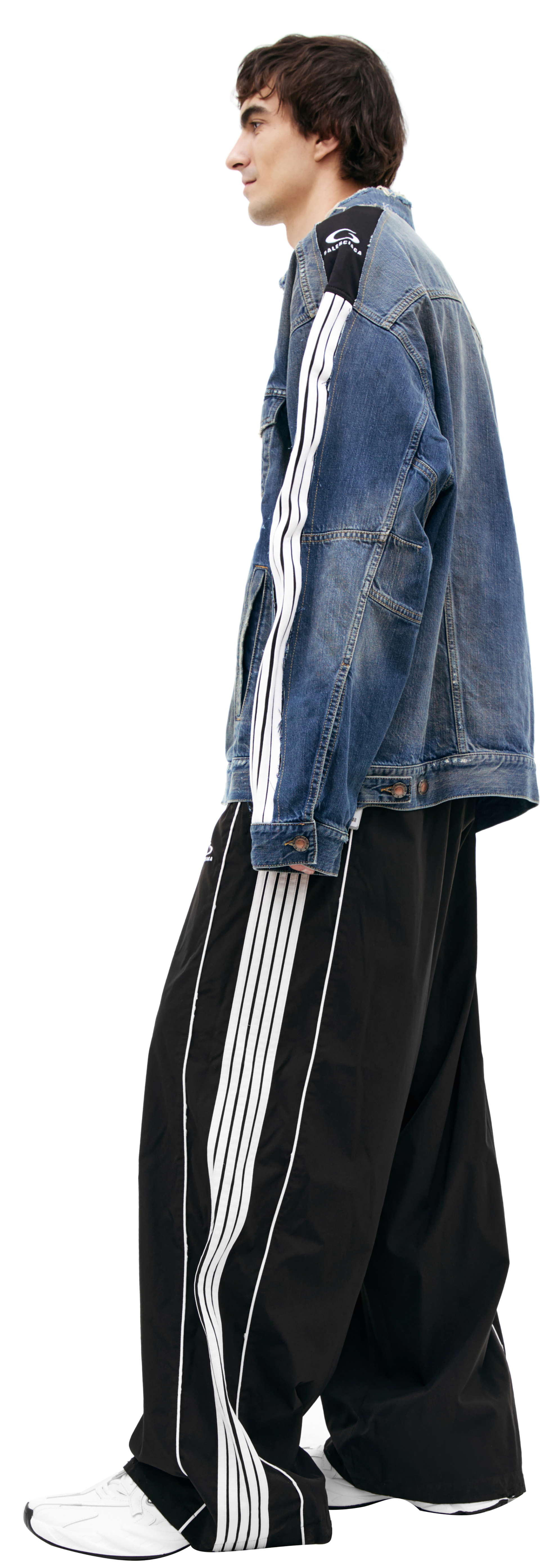 Balenciaga Джинсовая куртка с лампасами