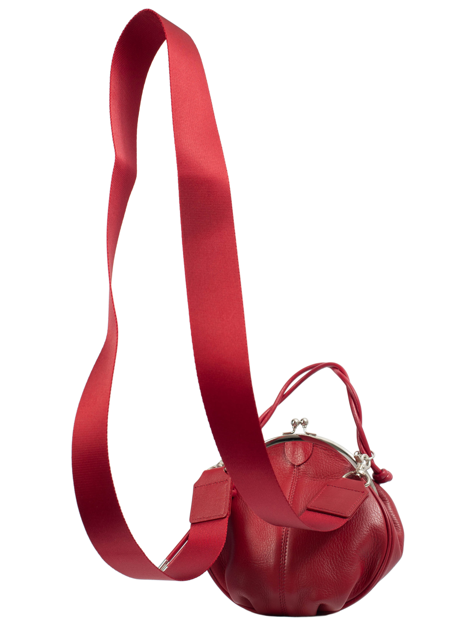 Y\'s Красная кожаная сумка