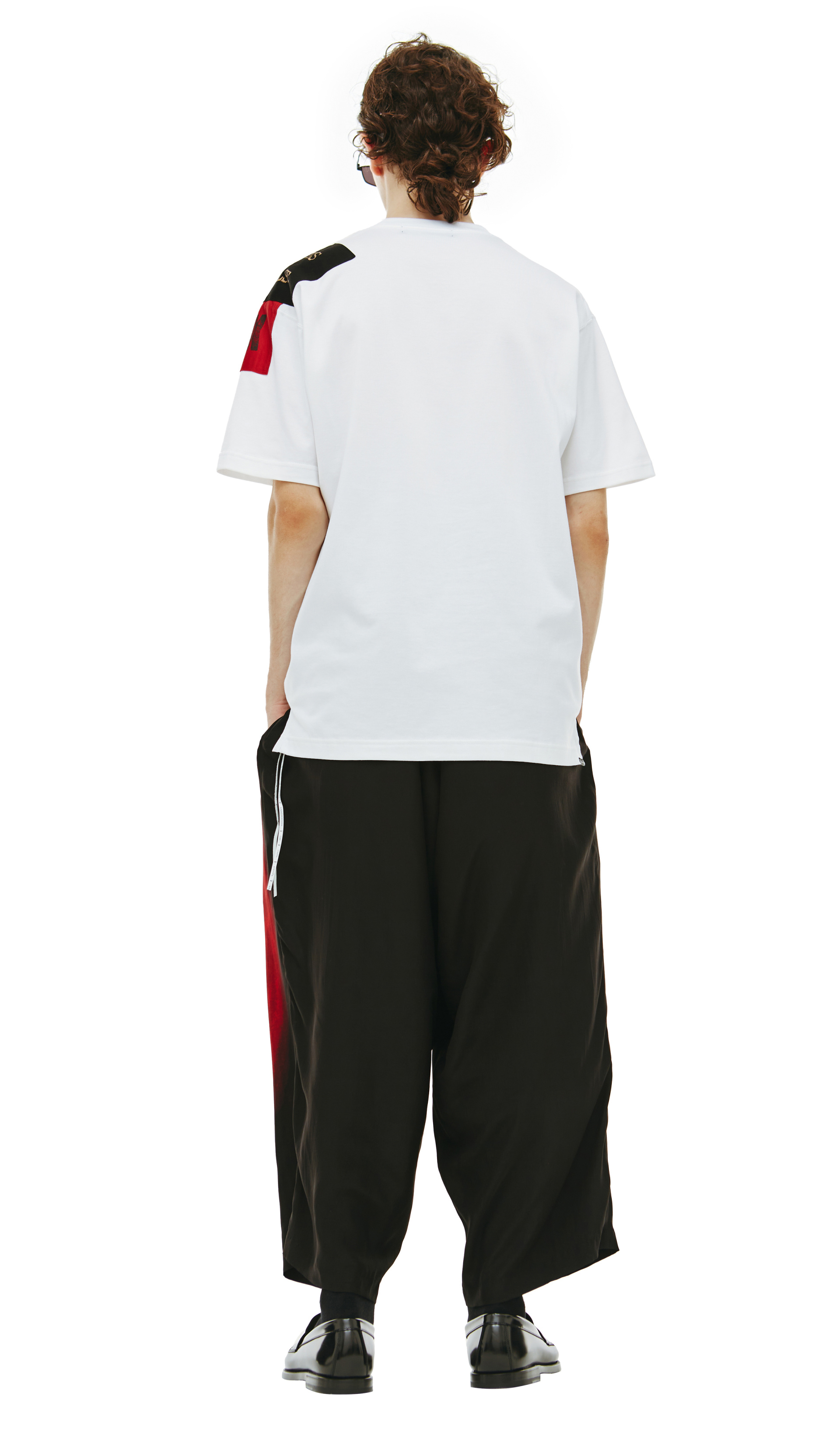 Mastermind WORLD Белая футболка с нашивками