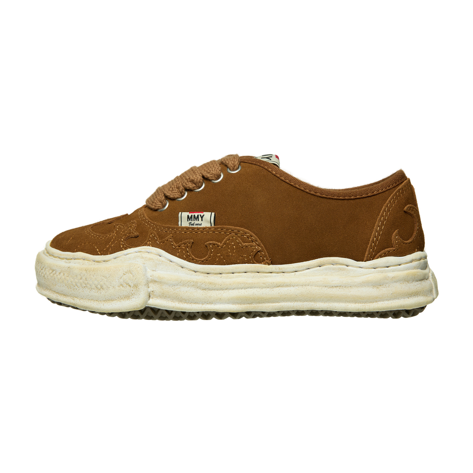 Maison Mihara Yasuhiro Коричневые кеды Baker