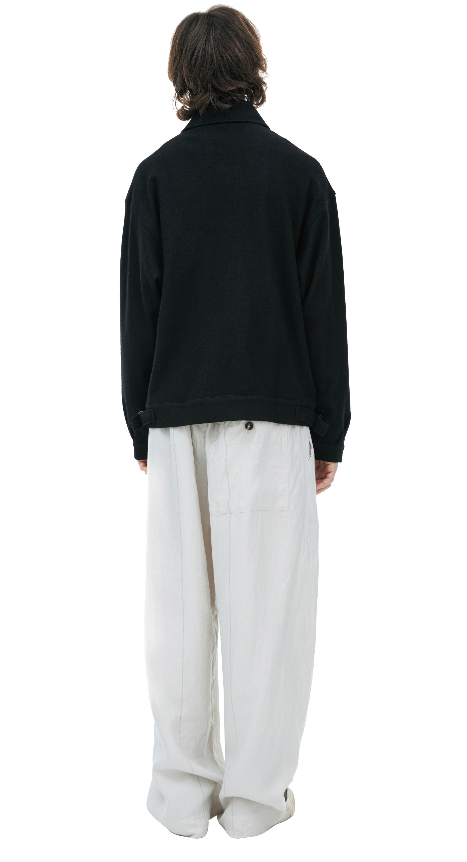 Yohji Yamamoto Шерстяная рубашка с карманами