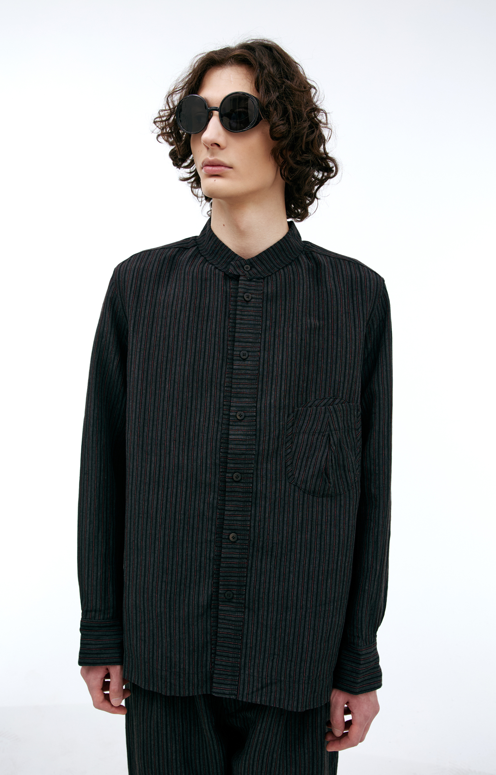 Ziggy Chen Рубашка в полоску