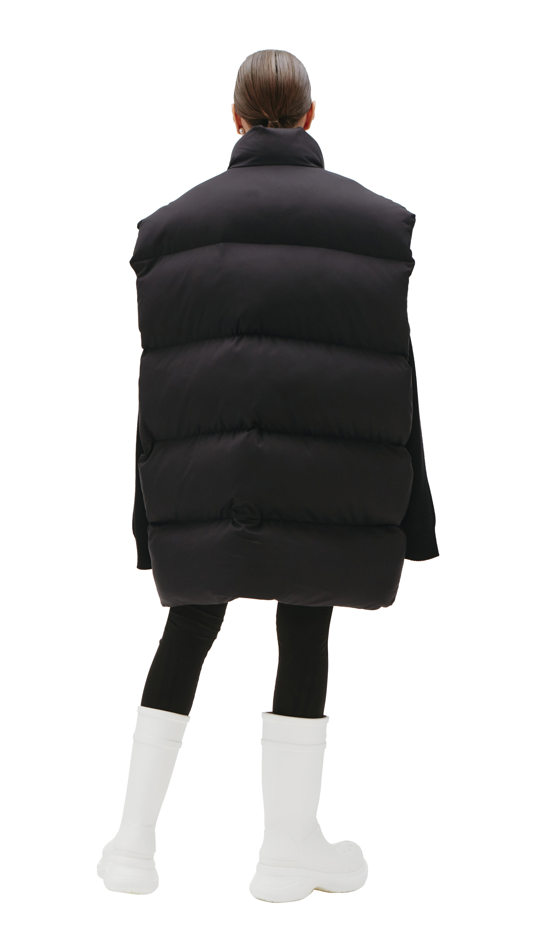 Balenciaga Оверсайз жилет с вышивкой логотипа