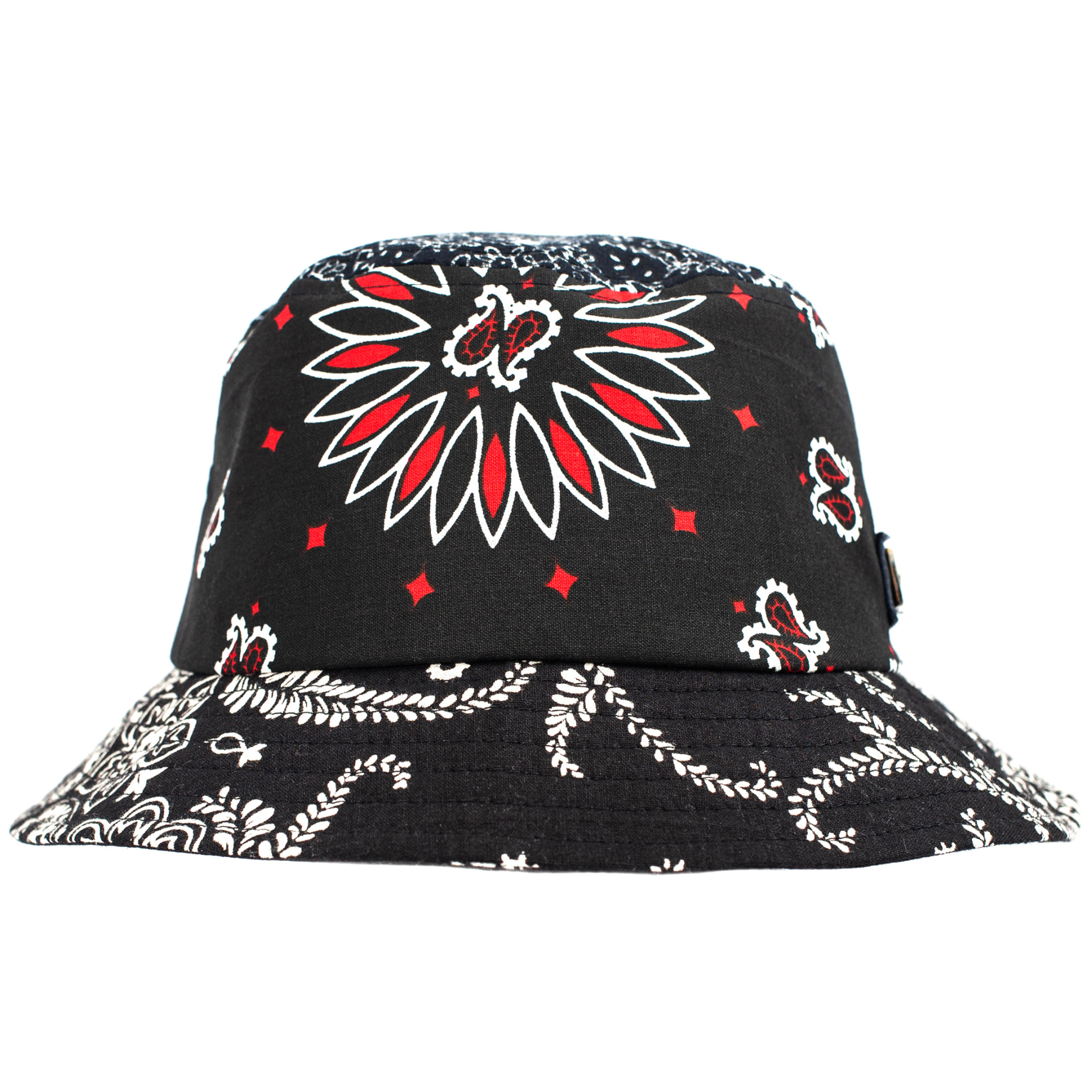 Children of the discordance Черная панама с принтом пейсли