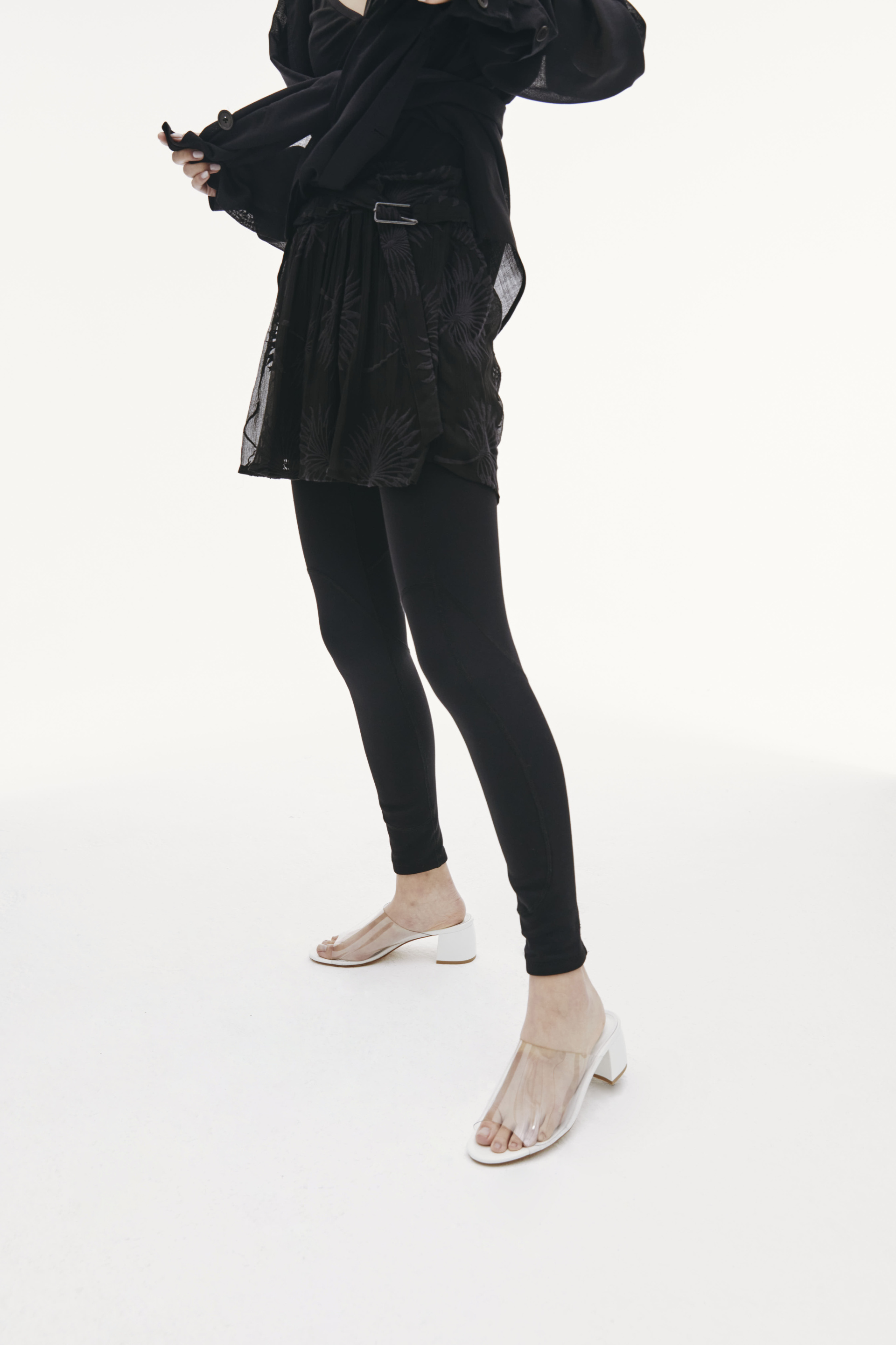 Ann Demeulemeester Шорты из хлопка и шелка